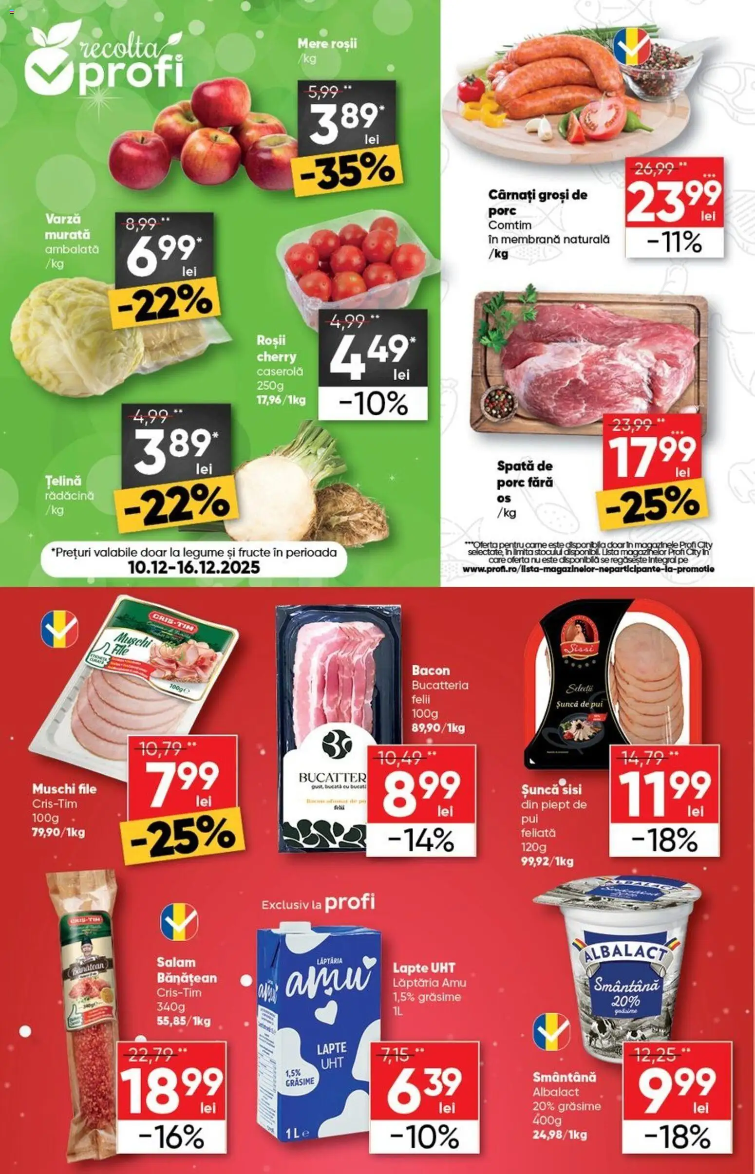 Catalog Profi 10 - 23 Decembrie 2025 | Pagina 2 | Produse: Țelină, Roșii, Fructe, Cârnați
