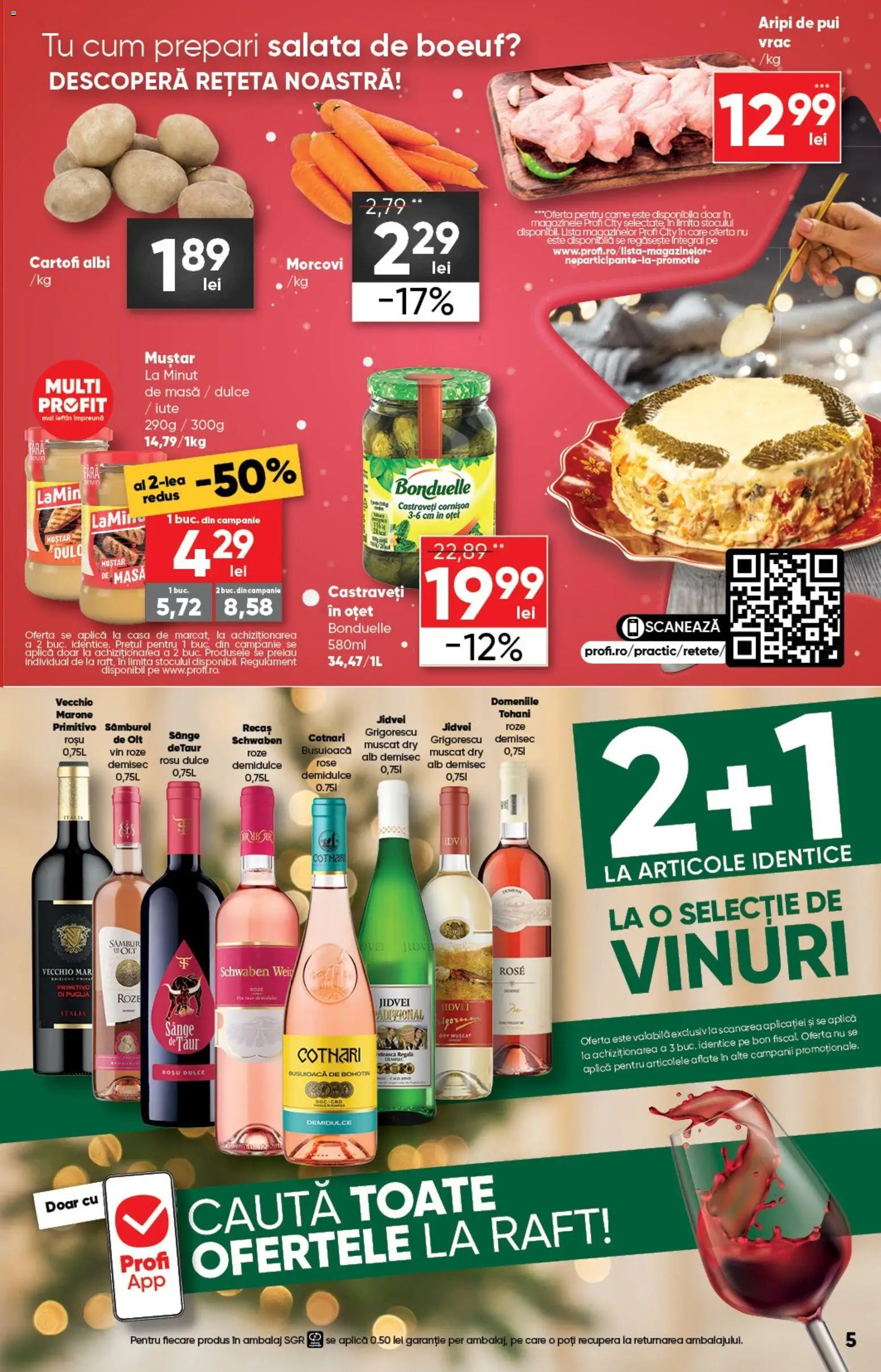 Catalog Profi 10 - 23 Decembrie 2025 | Pagina 5 | Produse: Raft, Masă, Vin, Castraveți