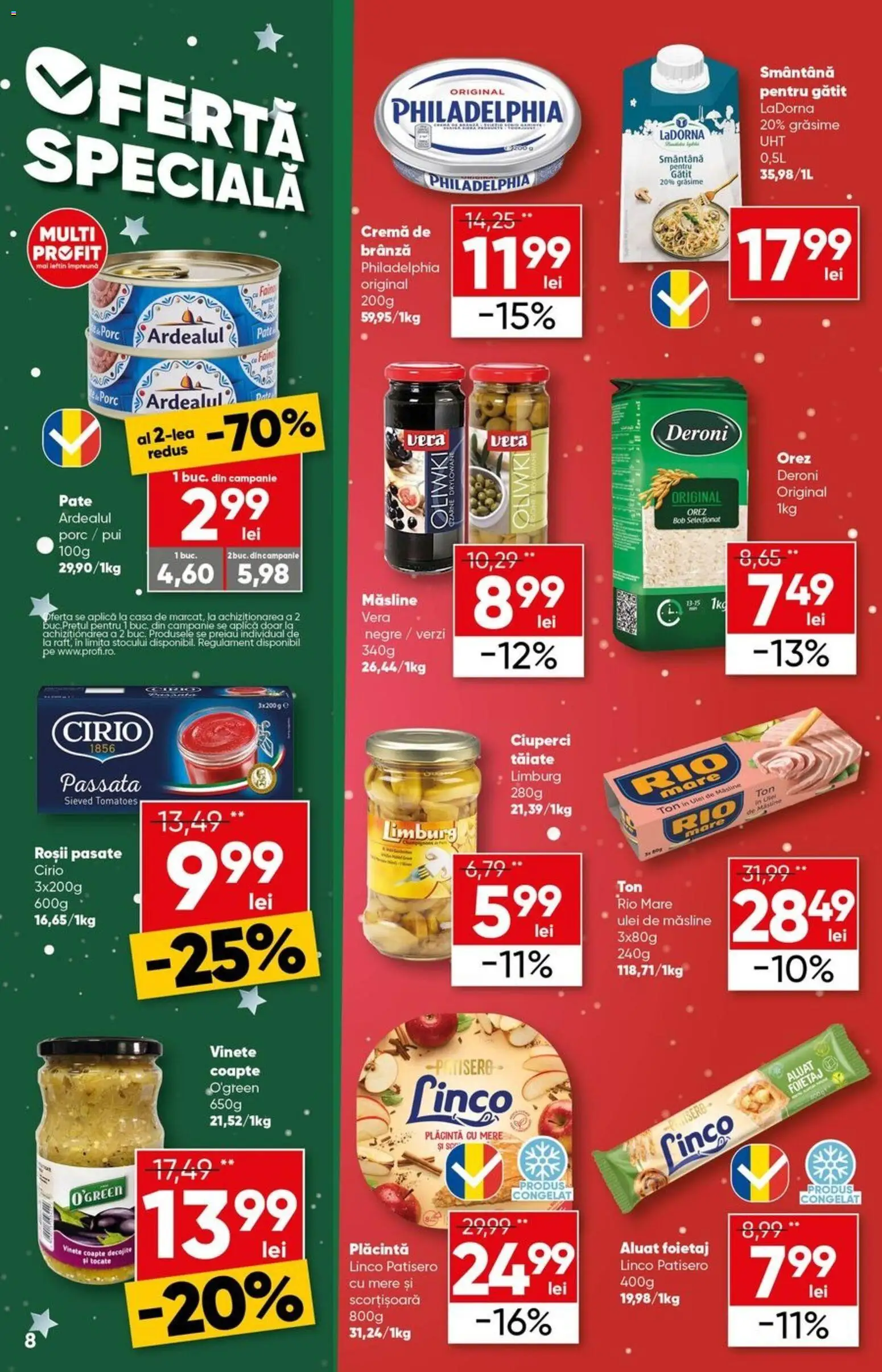 Catalog Profi 10 - 23 Decembrie 2025 | Pagina 8 | Produse: Pate, Ciuperci, Brânză, Smântână
