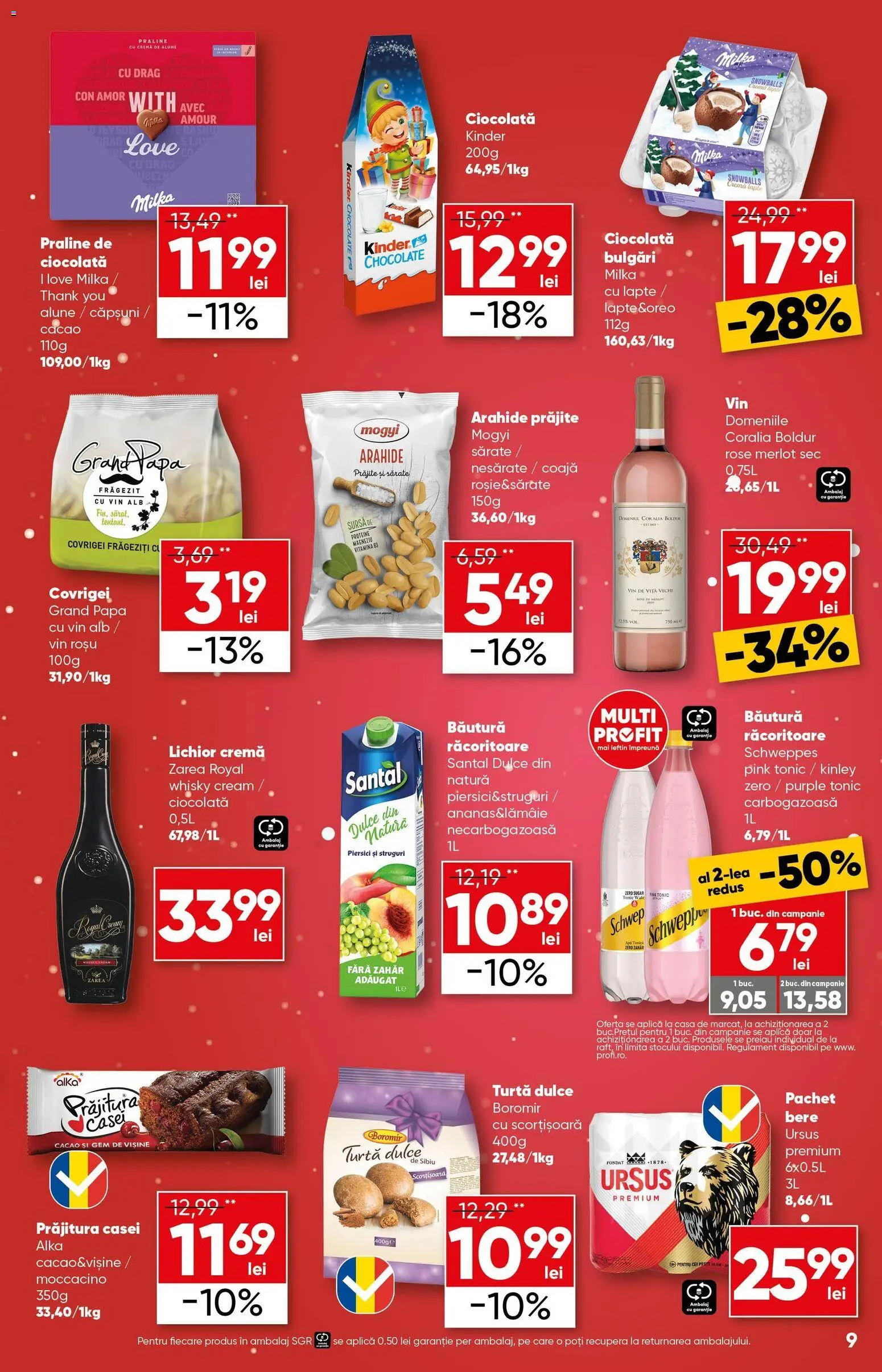 Catalog Profi 10 - 23 Decembrie 2025 | Pagina 9 | Produse: Prăjitură, Alune, Gem, Bere