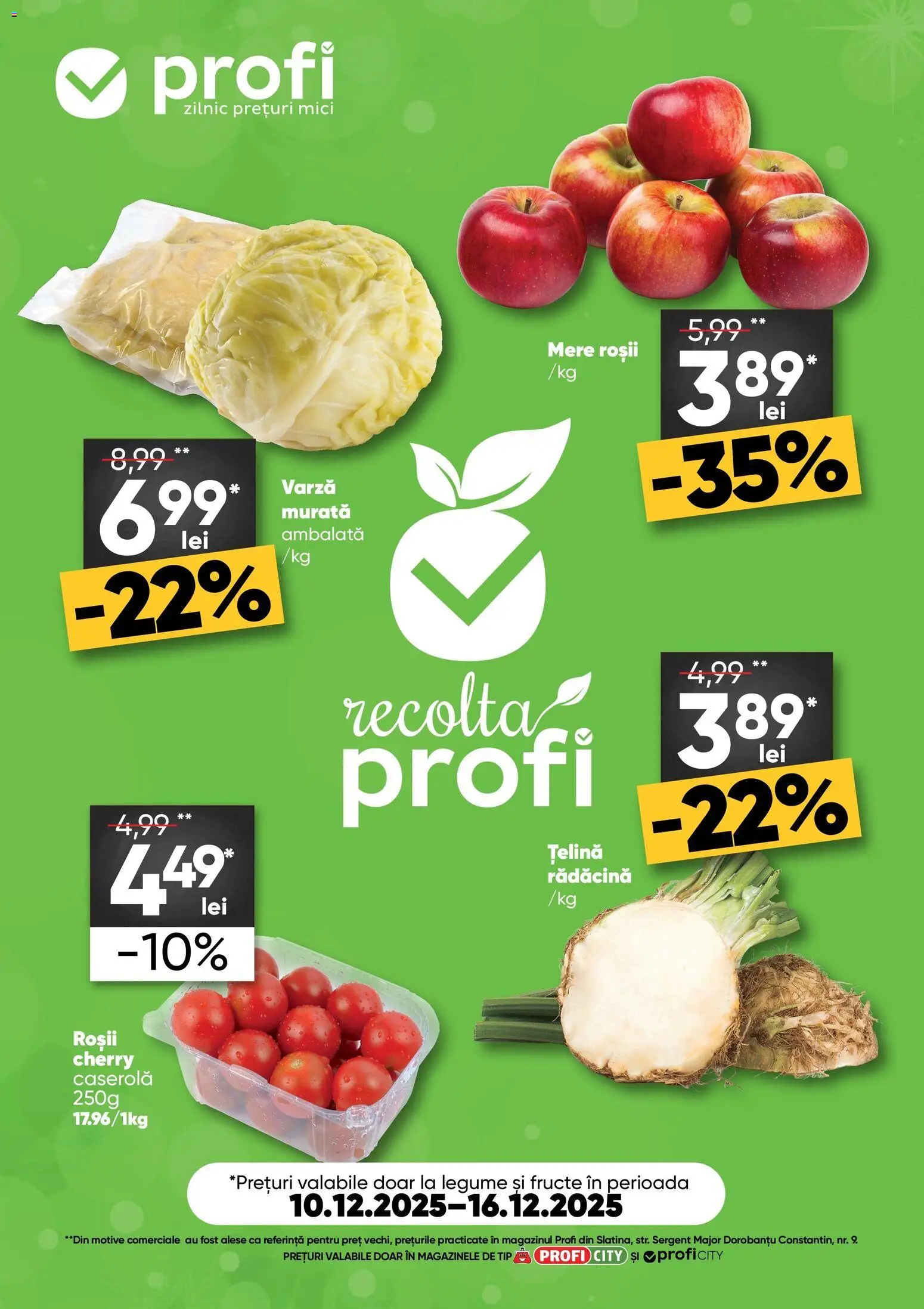 Catalog Profi 10 - 15 Decembrie 2025 | Pagina 1 | Produse: Mici, Mere, Roșii, Fructe