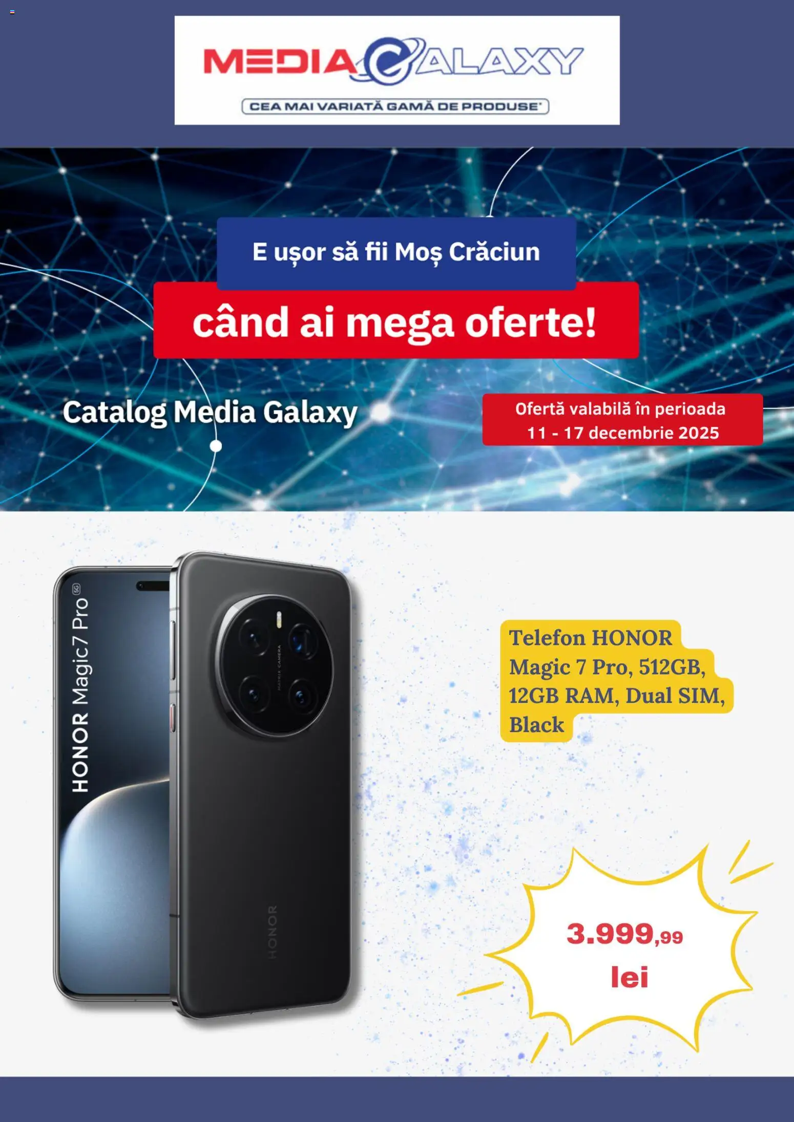 Catalog Media Galaxy 11 - 16 Decembrie 2025 | Pagina 1 | Produse: Telefon, Cameră