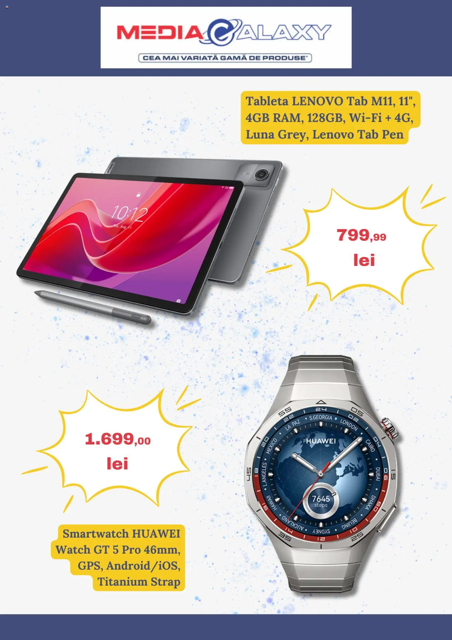 Catalog Media Galaxy 11 - 16 Decembrie 2025 | Pagina 2 | Produse: Tabletă, Smartwatch