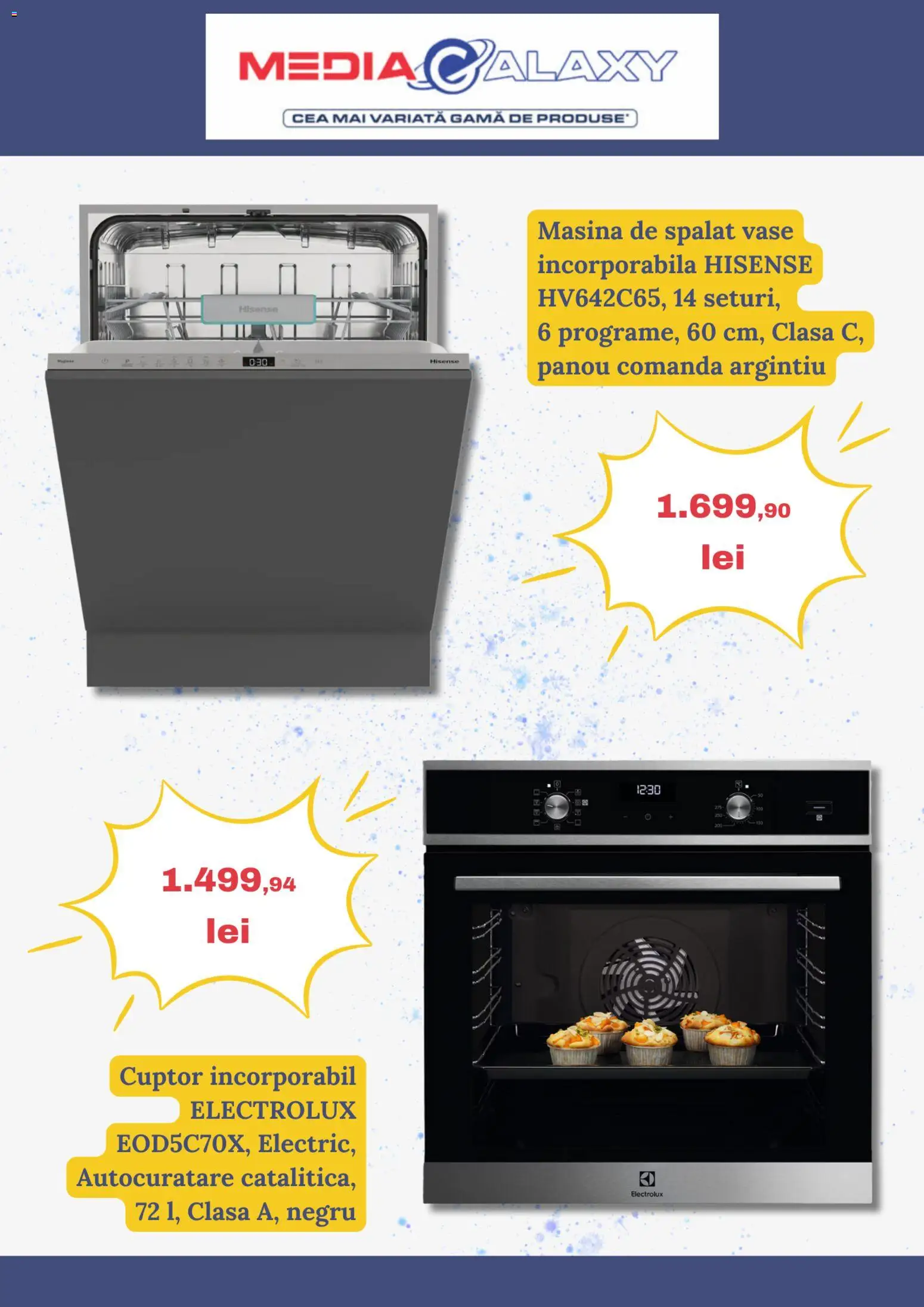 Catalog Media Galaxy 11 - 16 Decembrie 2025 | Pagina 6 | Produse: Mașină De Spălat, Cuptor, Mașină De Spălat Vase