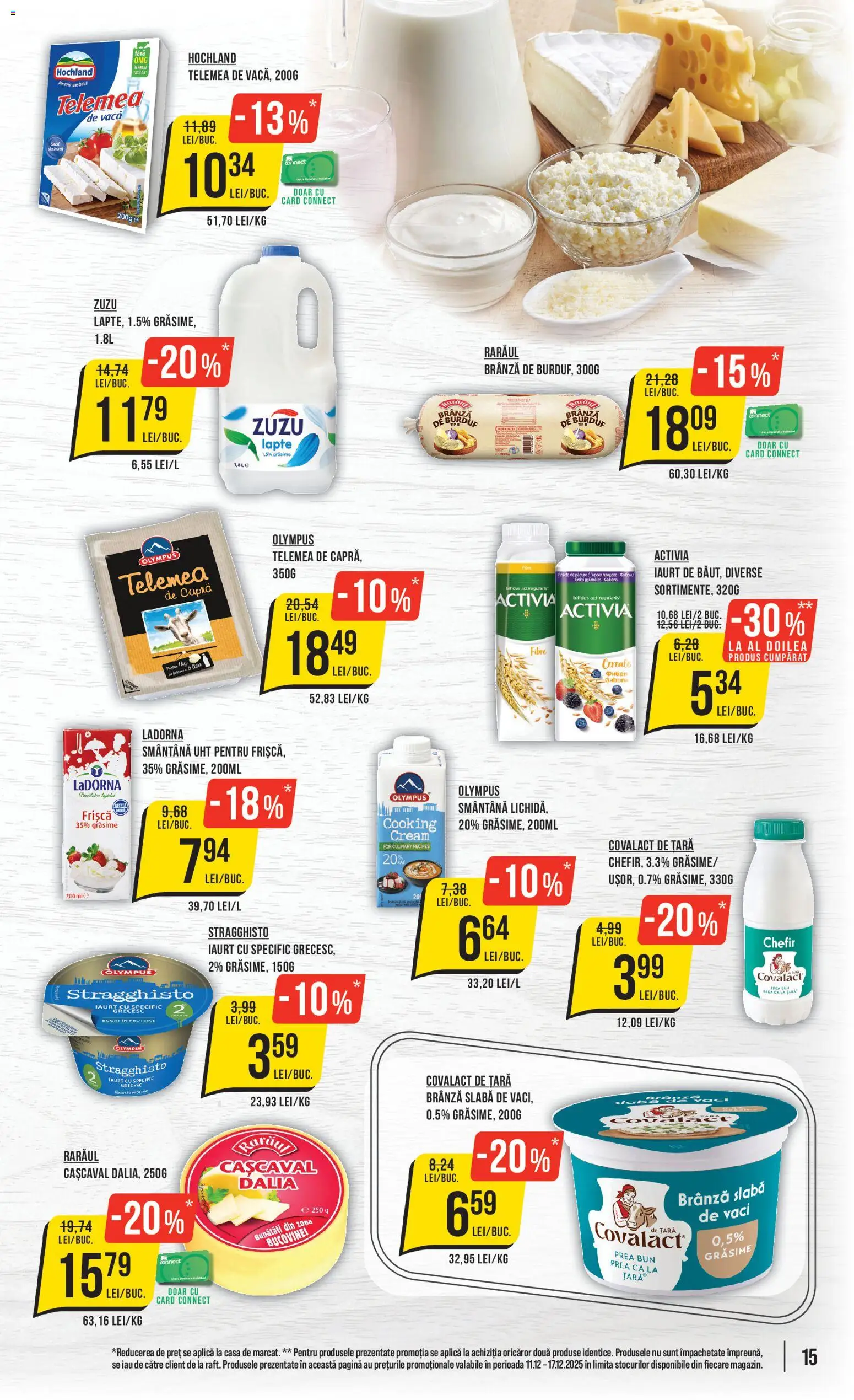 Catalog Mega Image 11 - 16 Decembrie 2025 | Pagina 15 | Produse: Lapte, Brânză, Frișcă, Smântână