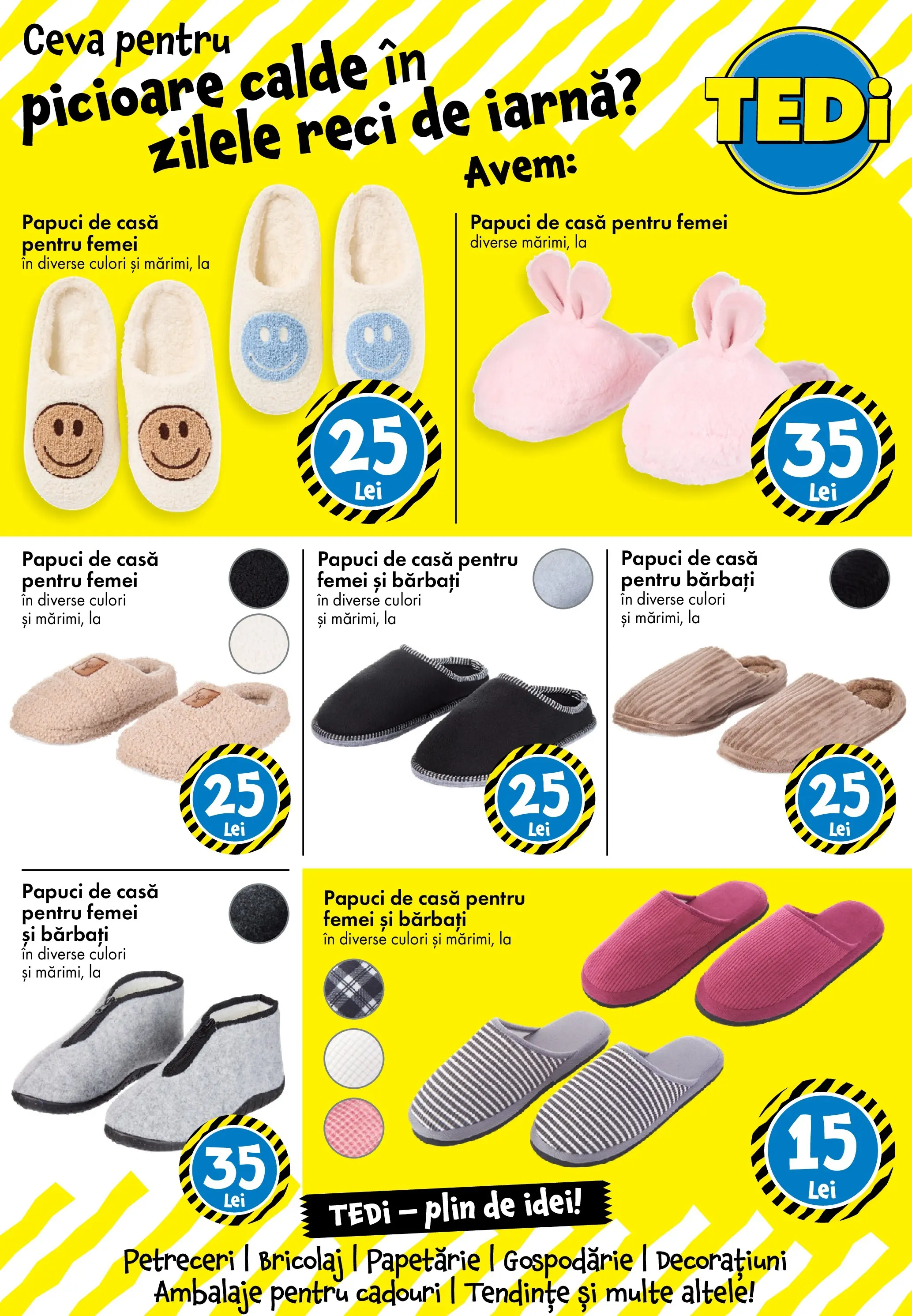 Catalog TEDi 10 - 19 Decembrie 2025 | Pagina 21 | Produse: Papuci