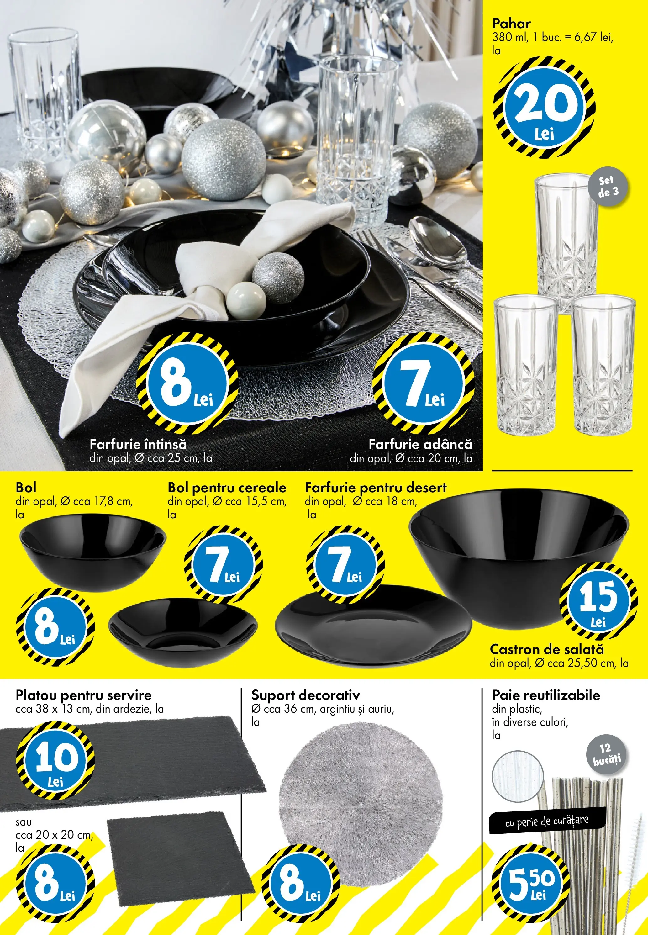 Catalog TEDi 10 - 19 Decembrie 2025 | Pagina 6 | Produse: Bol, Perie, Farfurie, Salată