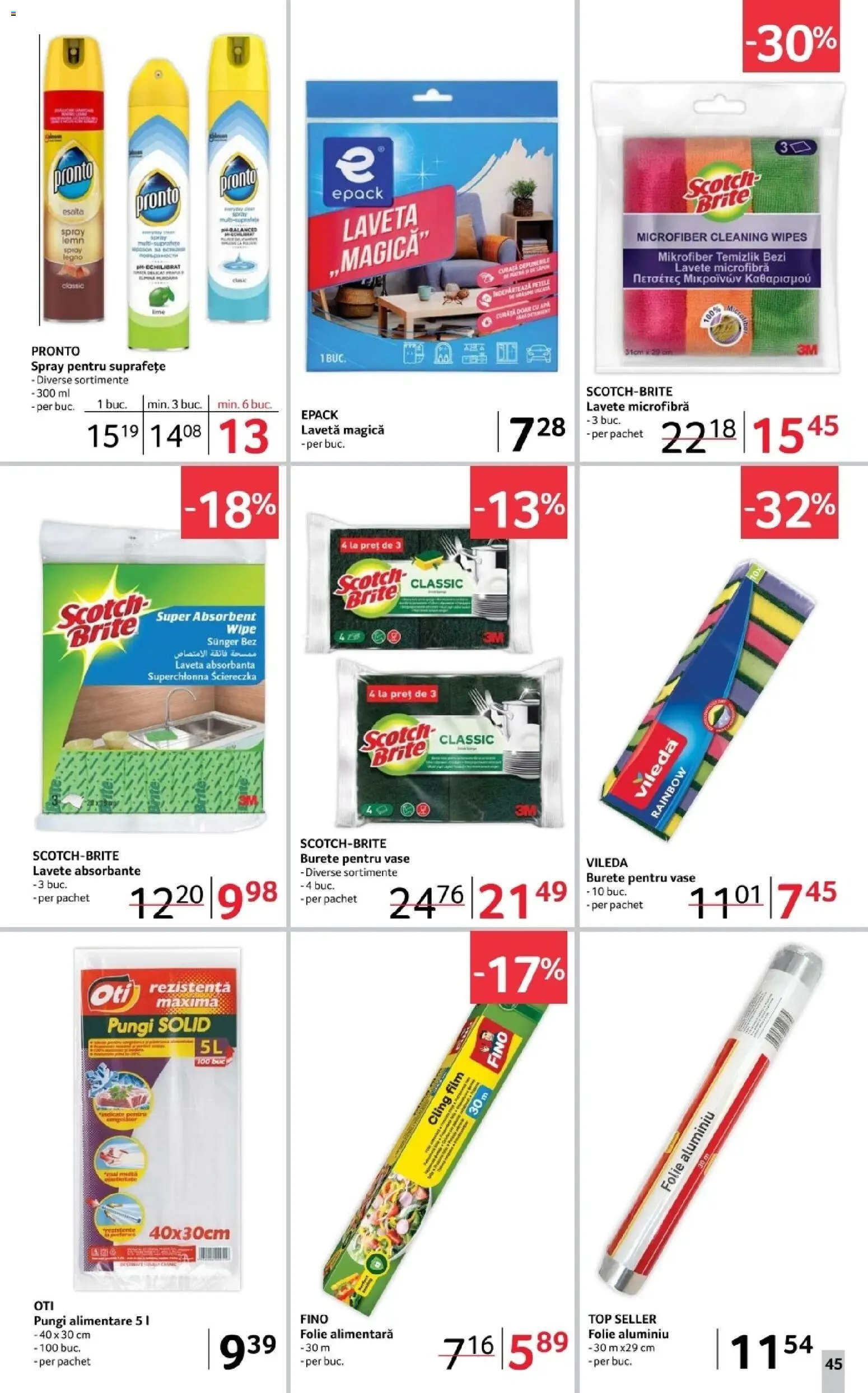 Catalog Selgros 12 - 30 Decembrie 2025 | Pagina 45 | Produse: Top, Burete, Absorbante, Apă