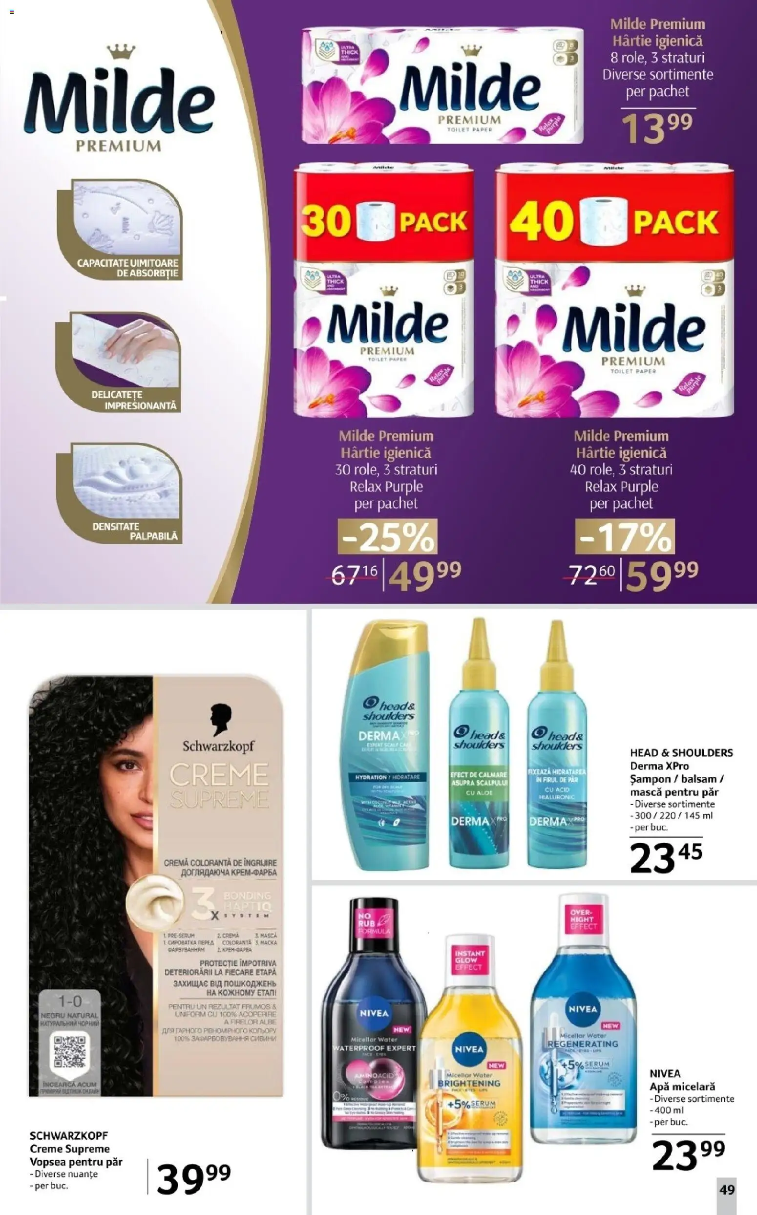 Catalog Selgros 12 - 30 Decembrie 2025 | Pagina 49 | Produse: Vopsea, Șampon, Cremă, Apă