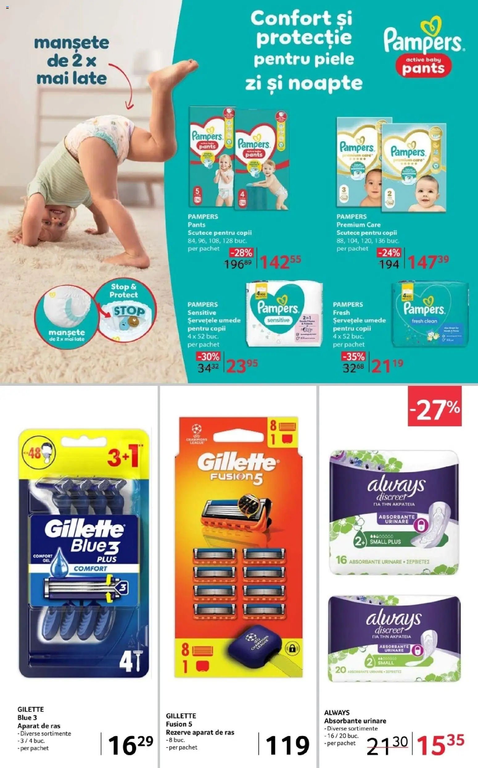 Catalog Selgros 12 - 30 Decembrie 2025 | Pagina 53 | Produse: Pirinç gevreği, Aparat De Ras, Șervețele umede, Absorbante