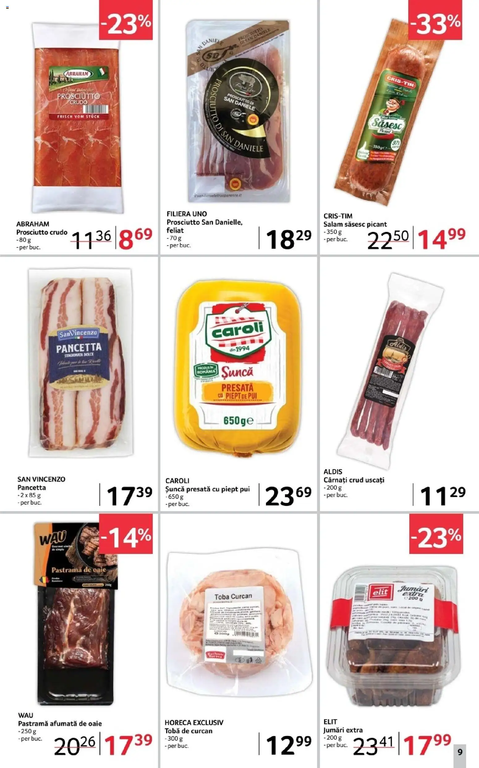 Catalog Selgros 12 - 30 Decembrie 2025 | Pagina 9 | Produse: Hacıyatmaz Kedi Oyuncağı, Salam, Șuncă, Cârnați