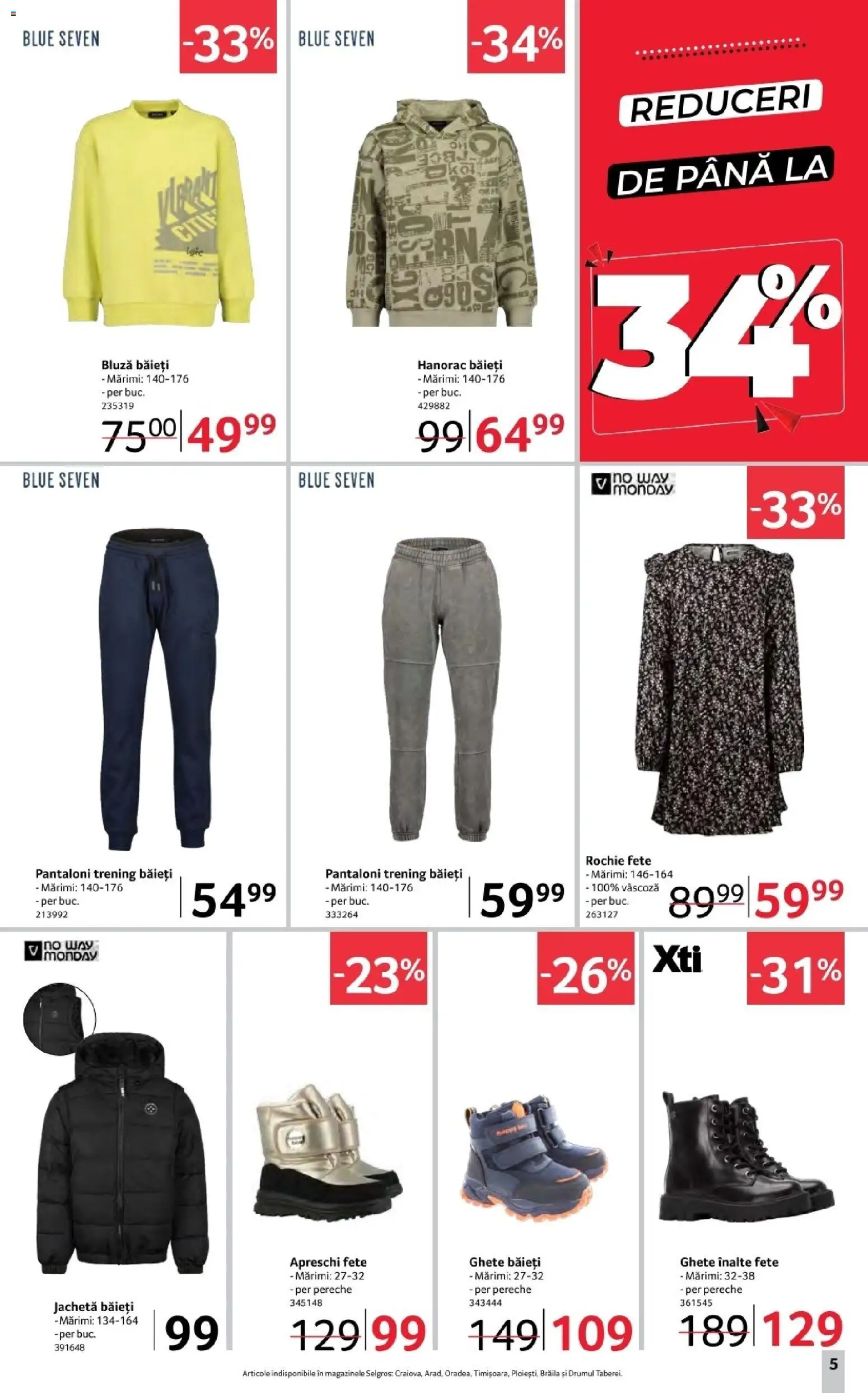 Catalog Selgros 12 - 30 Decembrie 2025 | Pagina 5 | Produse: Jachetă, Trening, Pantaloni, Ghete