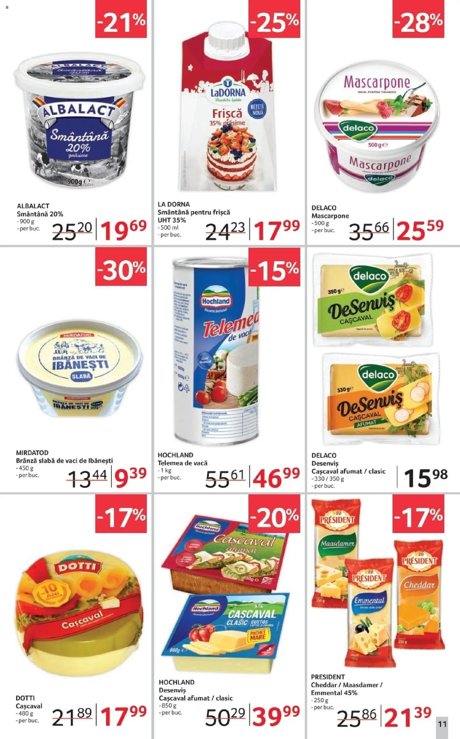Catalog Selgros 12 - 30 Decembrie 2025 | Pagina 11 | Produse: Light Kedi Konservesi, Cașcaval, Brânză, Mascarpone