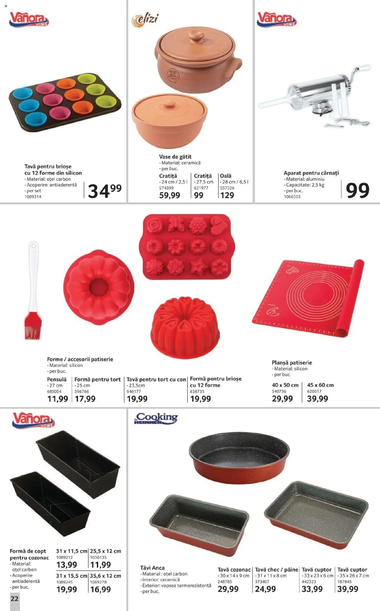 Catalog Selgros 12 - 30 Decembrie 2025 | Pagina 22 | Produse: Cuptor, Cratiță, Oală, Cârnați