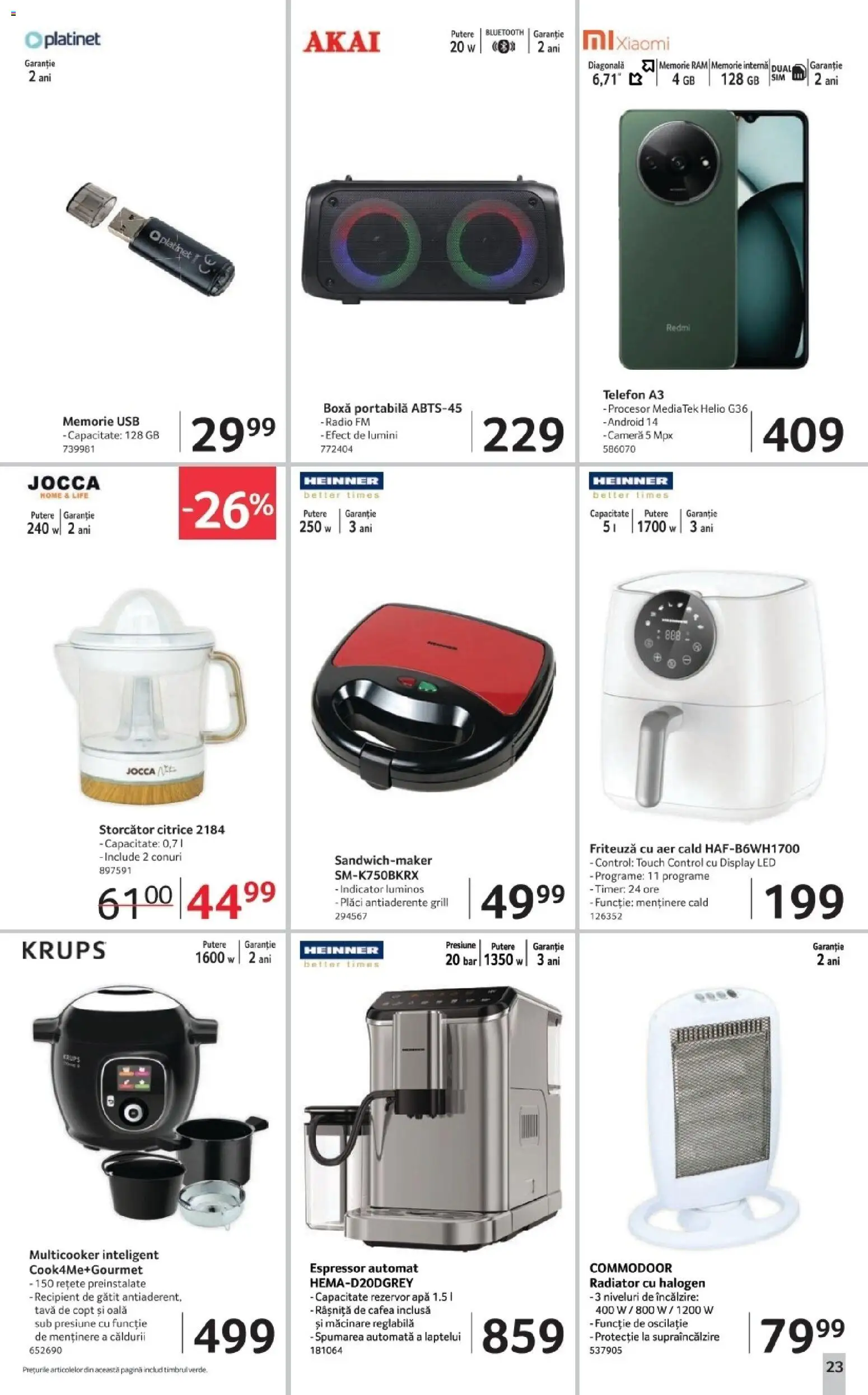 Catalog Selgros 12 - 30 Decembrie 2025 | Pagina 23 | Produse: Telefon, Radio, Usb, Oală