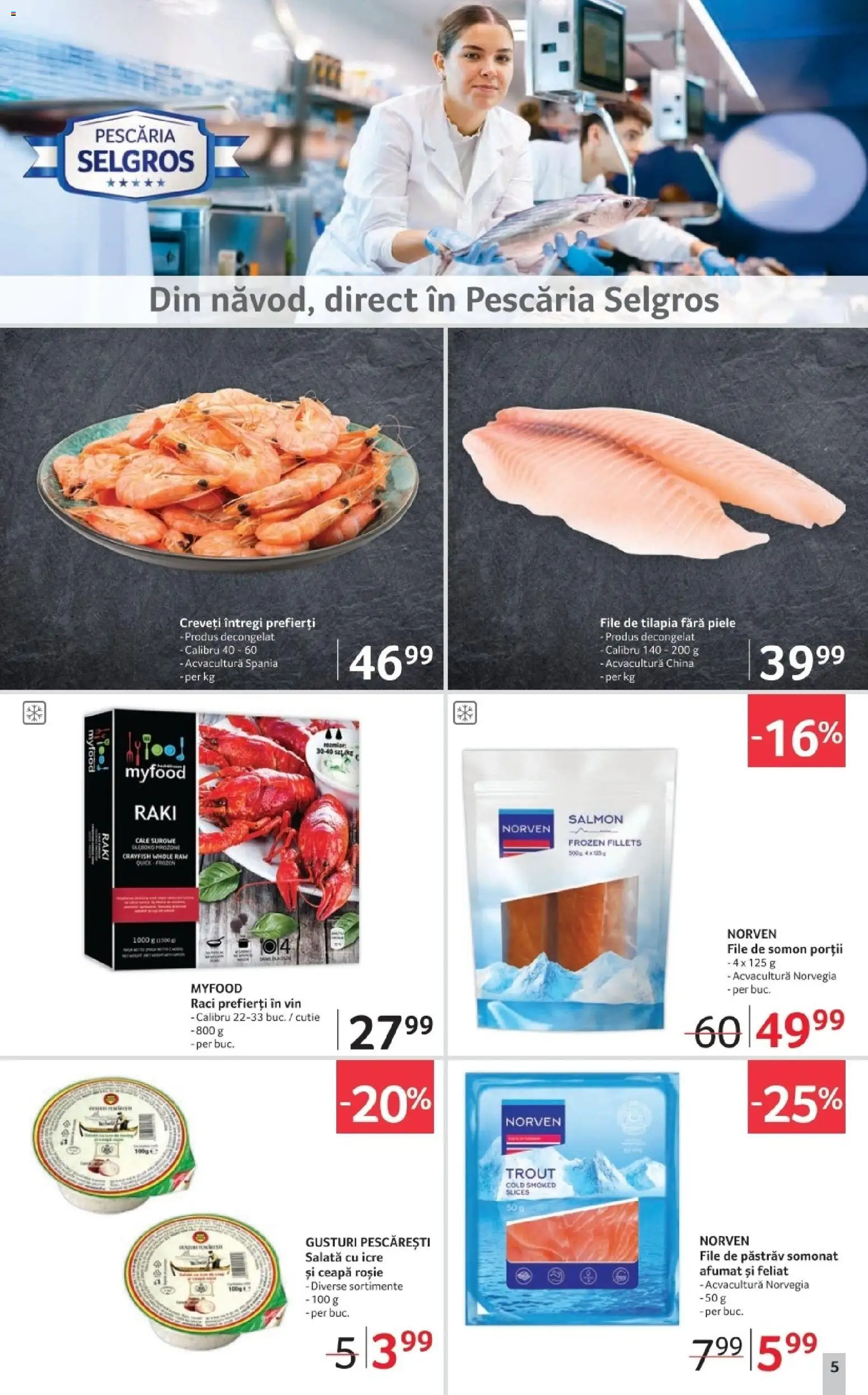 Catalog Selgros 12 - 30 Decembrie 2025 | Pagina 5 | Produse: Cutie, Vin, Salată cu icre, Salată