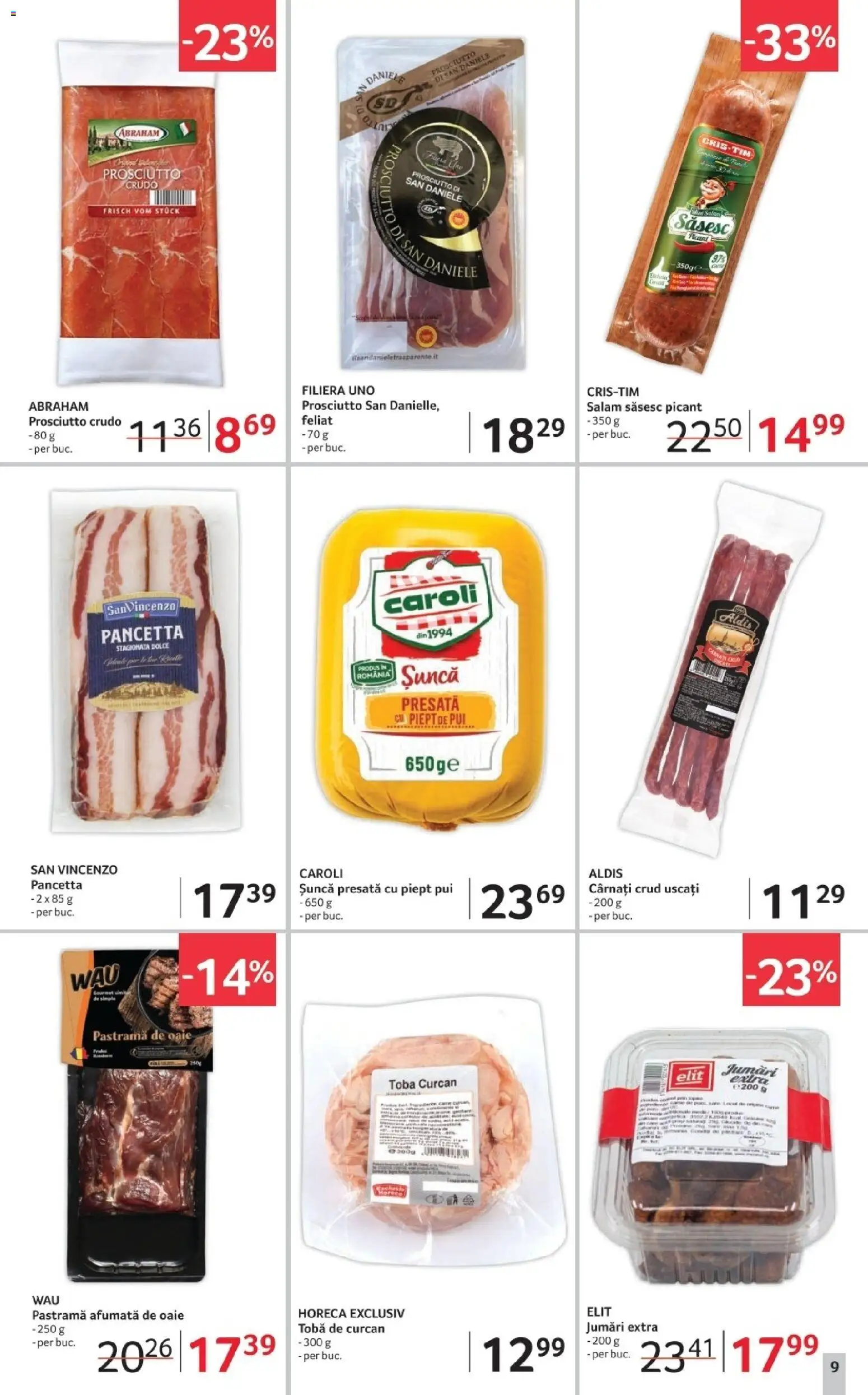 Catalog Selgros 12 - 30 Decembrie 2025 | Pagina 9 | Produse: Hacıyatmaz Kedi Oyuncağı, Salam, Șuncă, Cârnați