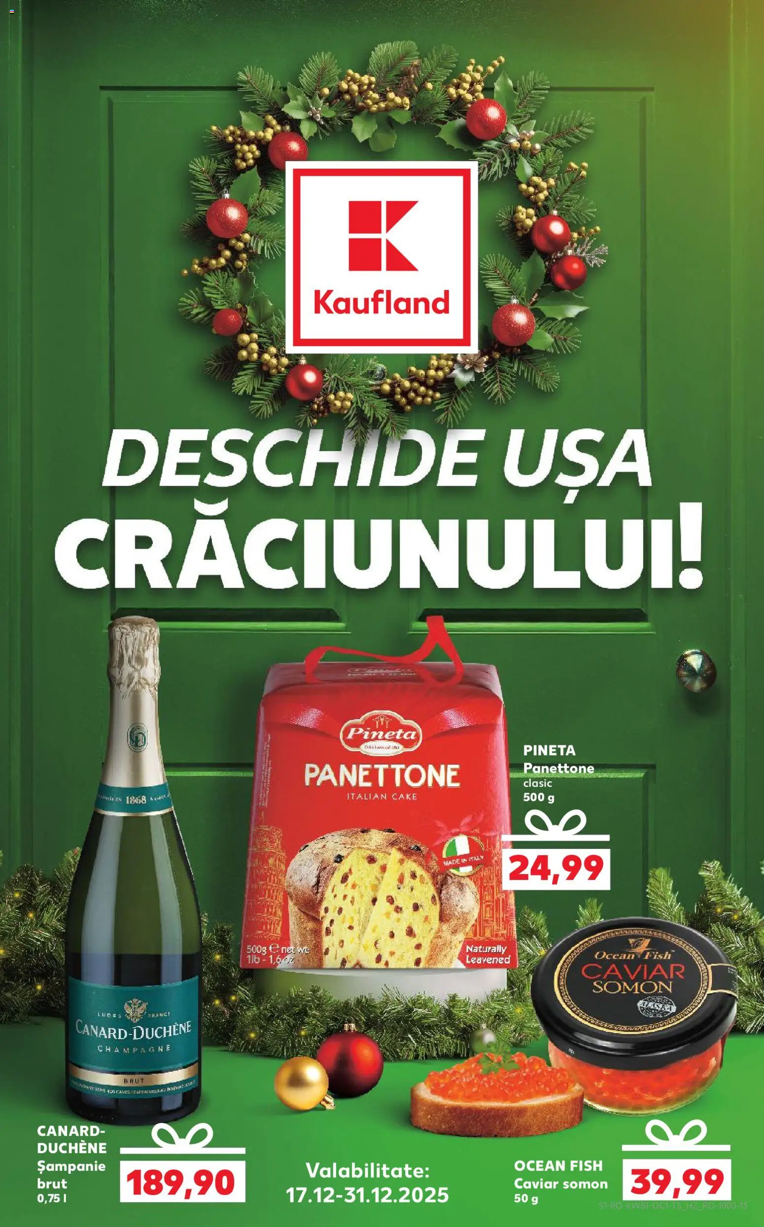 Catalog Kaufland 17 - 30 Decembrie 2025 | Pagina 1 | Produse: Ușă