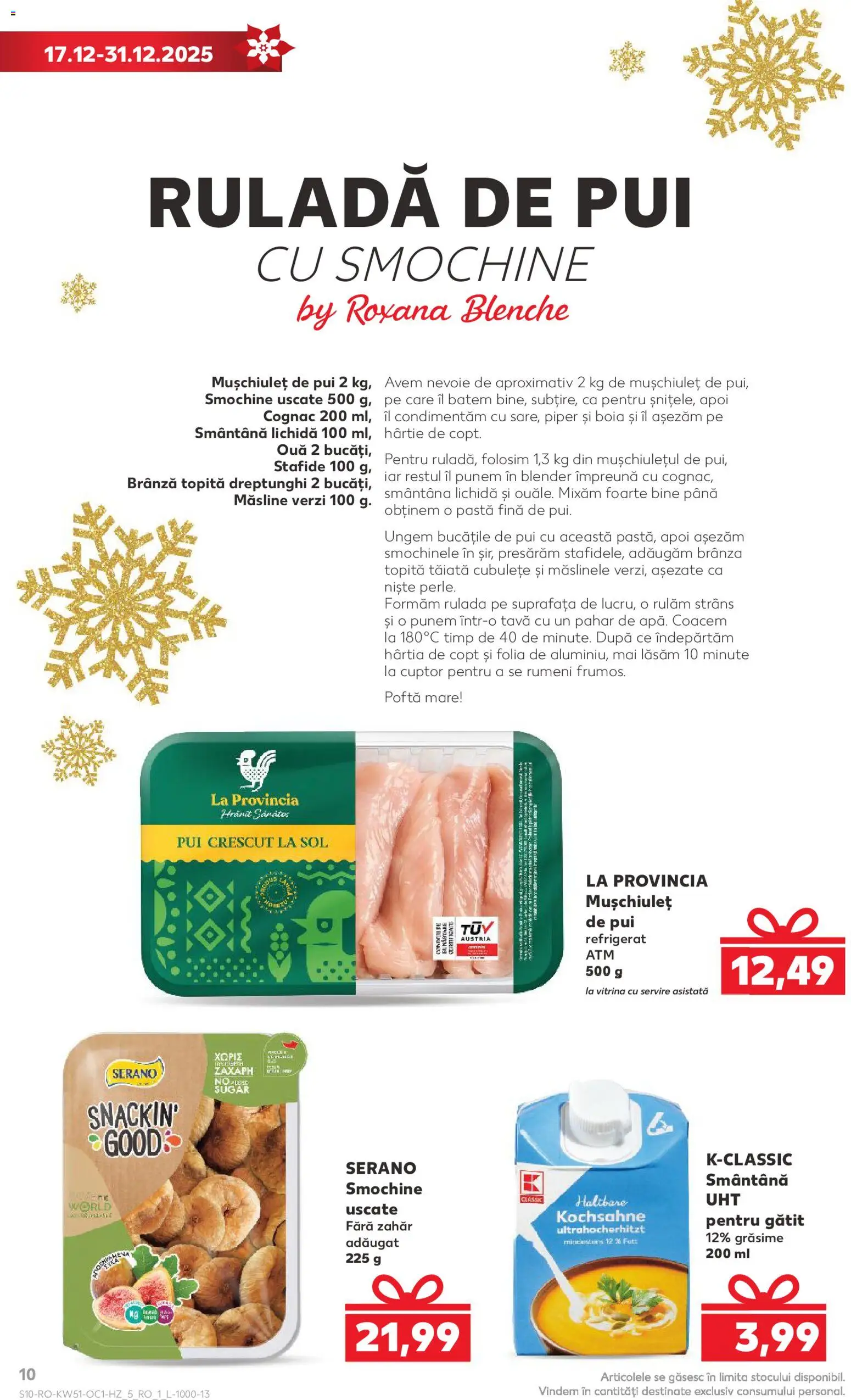 Catalog Kaufland 17 - 30 Decembrie 2025 | Pagina 10 | Produse: Brânză, Smântână, Stafide, Piper