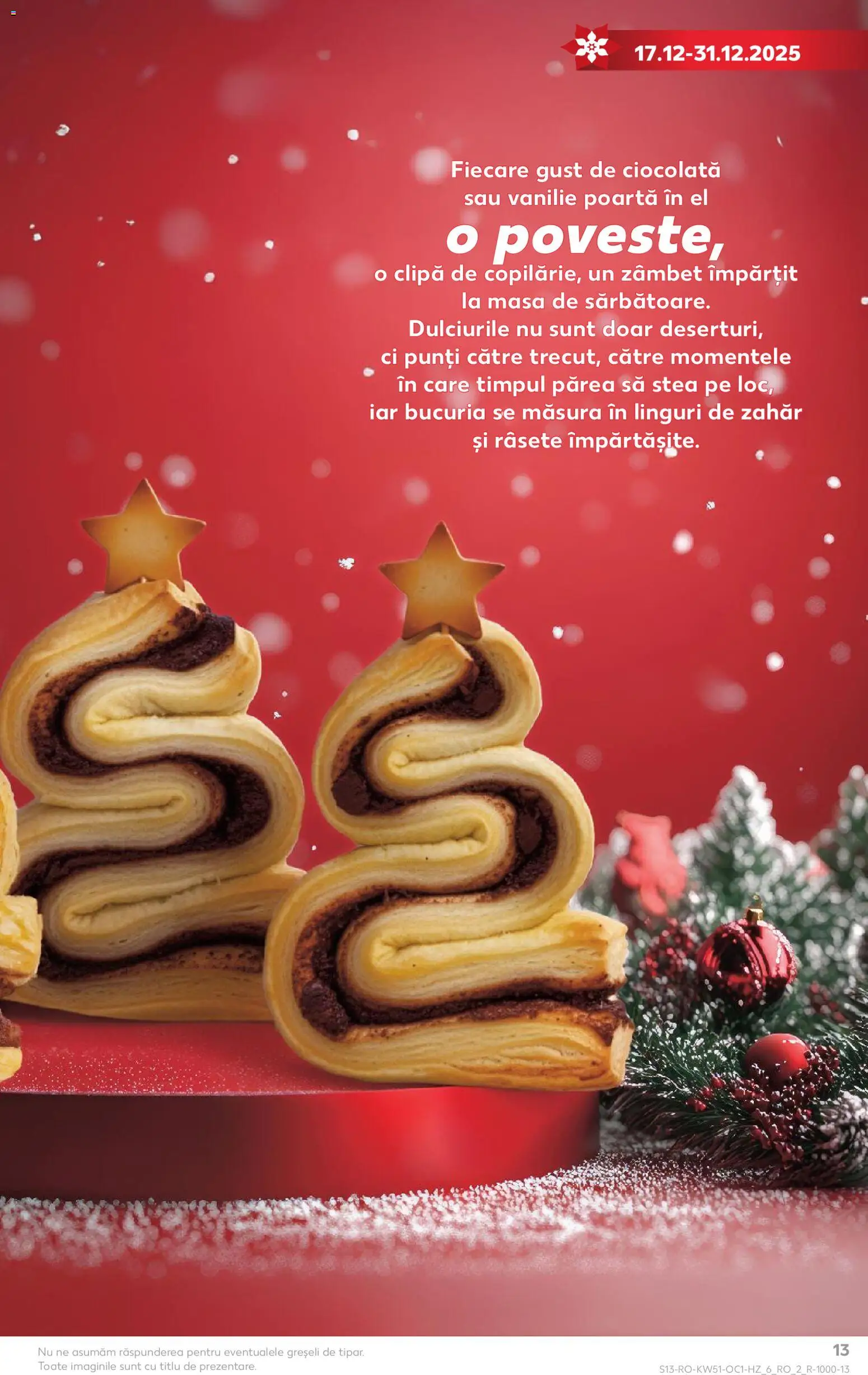 Catalog Kaufland 17 - 30 Decembrie 2025 | Pagina 13 | Produse: Linguri, Masă, Ciocolată, Zahăr