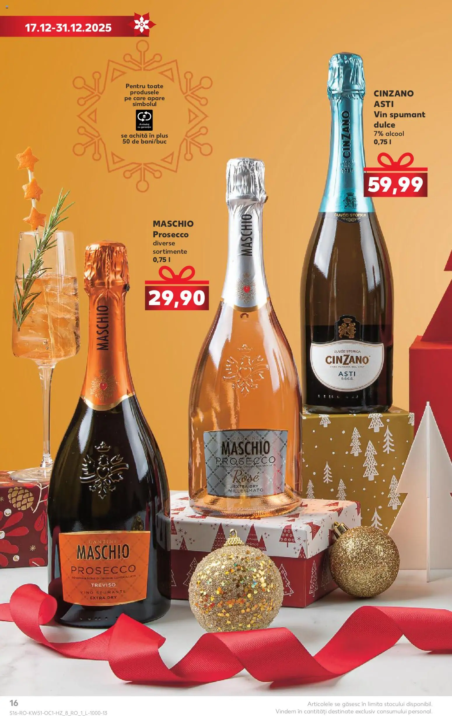 Catalog Kaufland 17 - 30 Decembrie 2025 | Pagina 16 | Produse: Prosecco, Vin