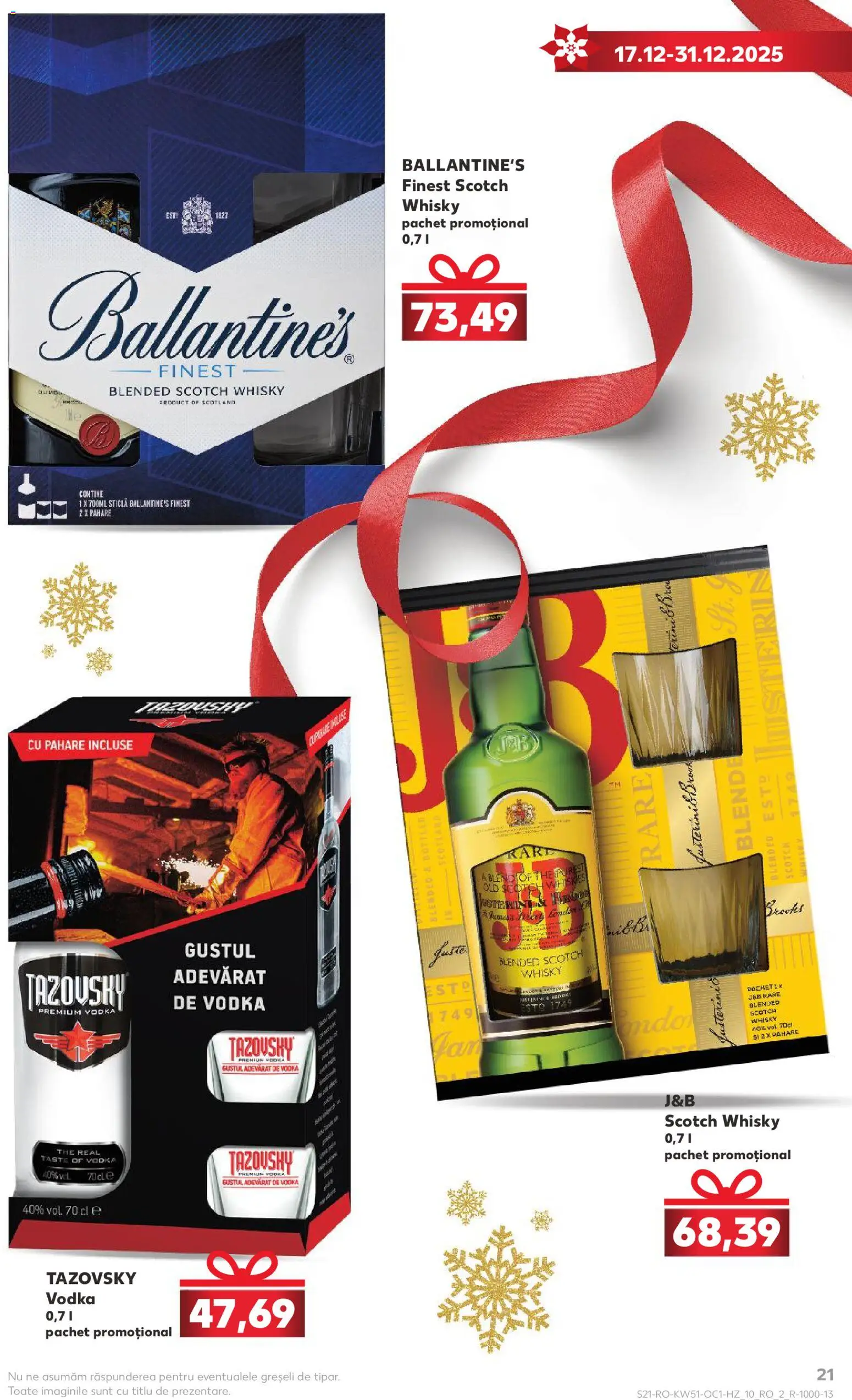 Catalog Kaufland 17 - 30 Decembrie 2025 | Pagina 21 | Produse: Blender, Pahare, Vodka
