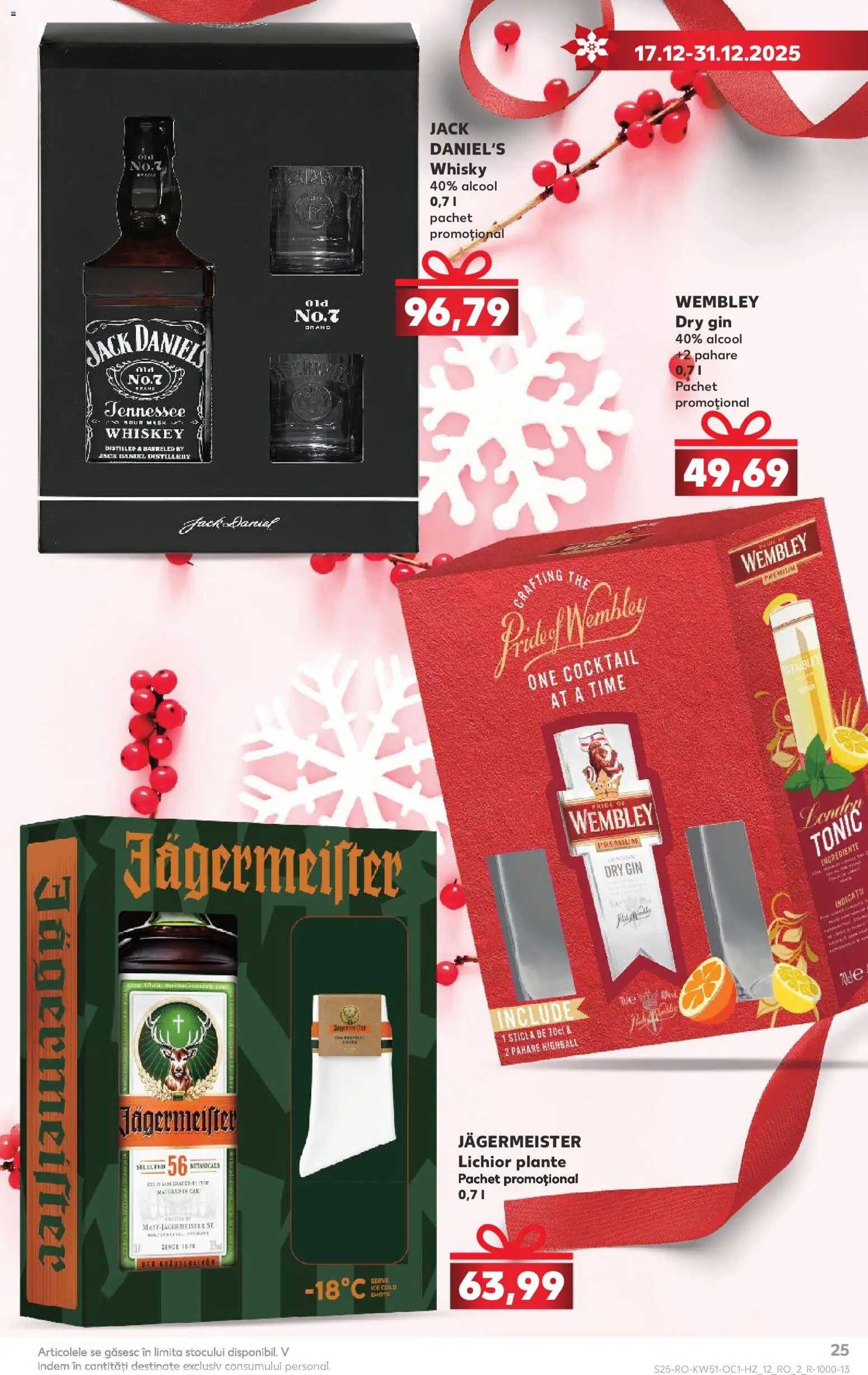 Catalog Kaufland 17 - 30 Decembrie 2025 | Pagina 25 | Produse: Lichior, Cocktail, Gin, Whiskey