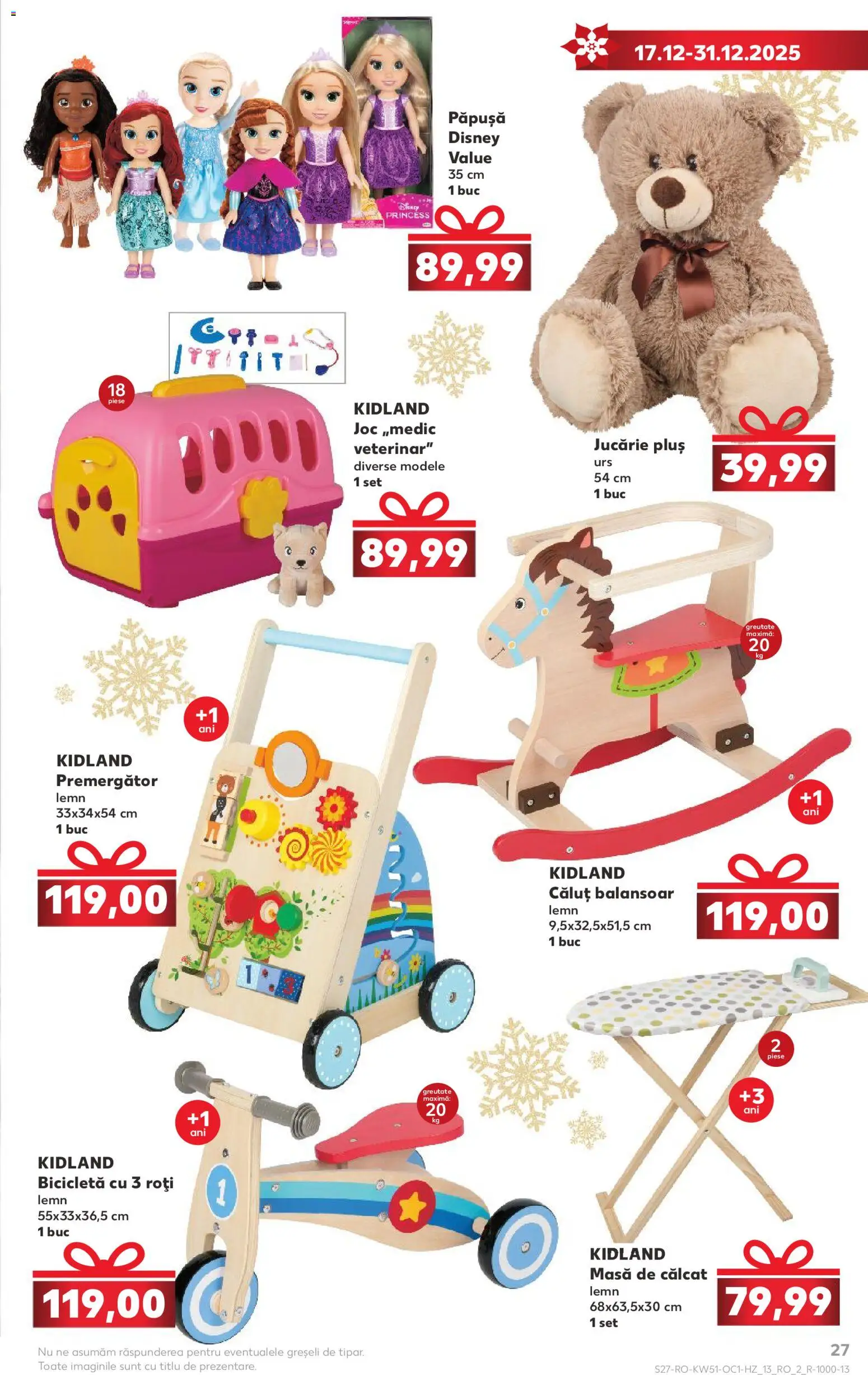 Catalog Kaufland 17 - 30 Decembrie 2025 | Pagina 27 | Produse: Joc, Masă, Balansoar, Dana kuşbaşı