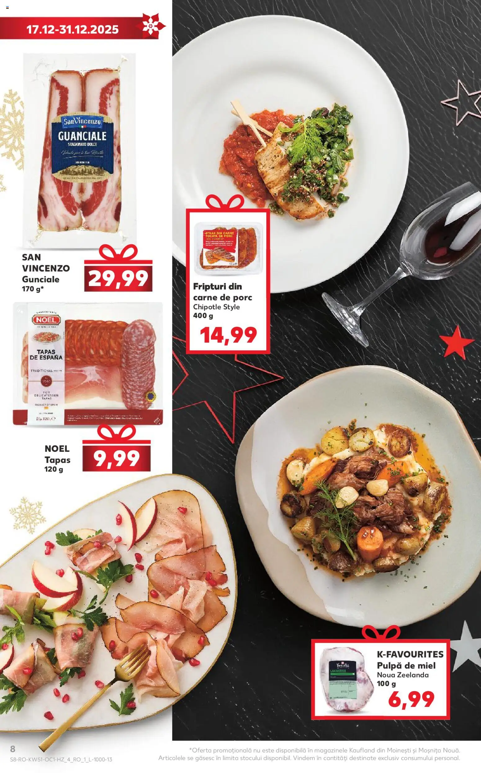 Catalog Kaufland 17 - 30 Decembrie 2025 | Pagina 8 | Produse: Delgeç, Carne De Porc, Carne tocată