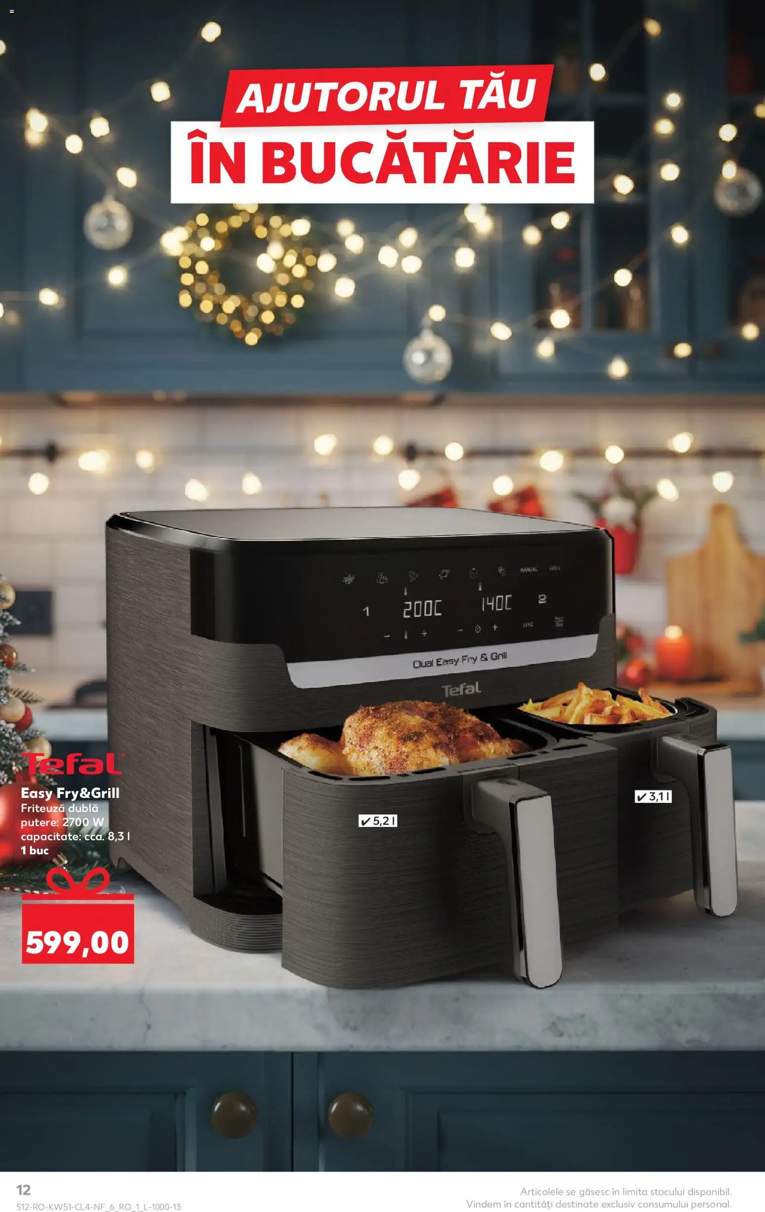 Catalog Kaufland 17 - 22 Decembrie 2025 | Pagina 12 | Produse: Grill, Friteuză, Bucătărie