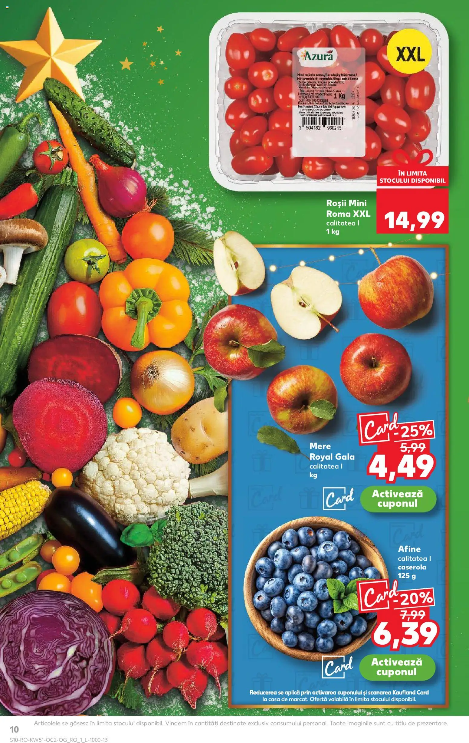Catalog Kaufland 17 - 22 Decembrie 2025 | Pagina 10 | Produse: Afine, Mere, Roșii