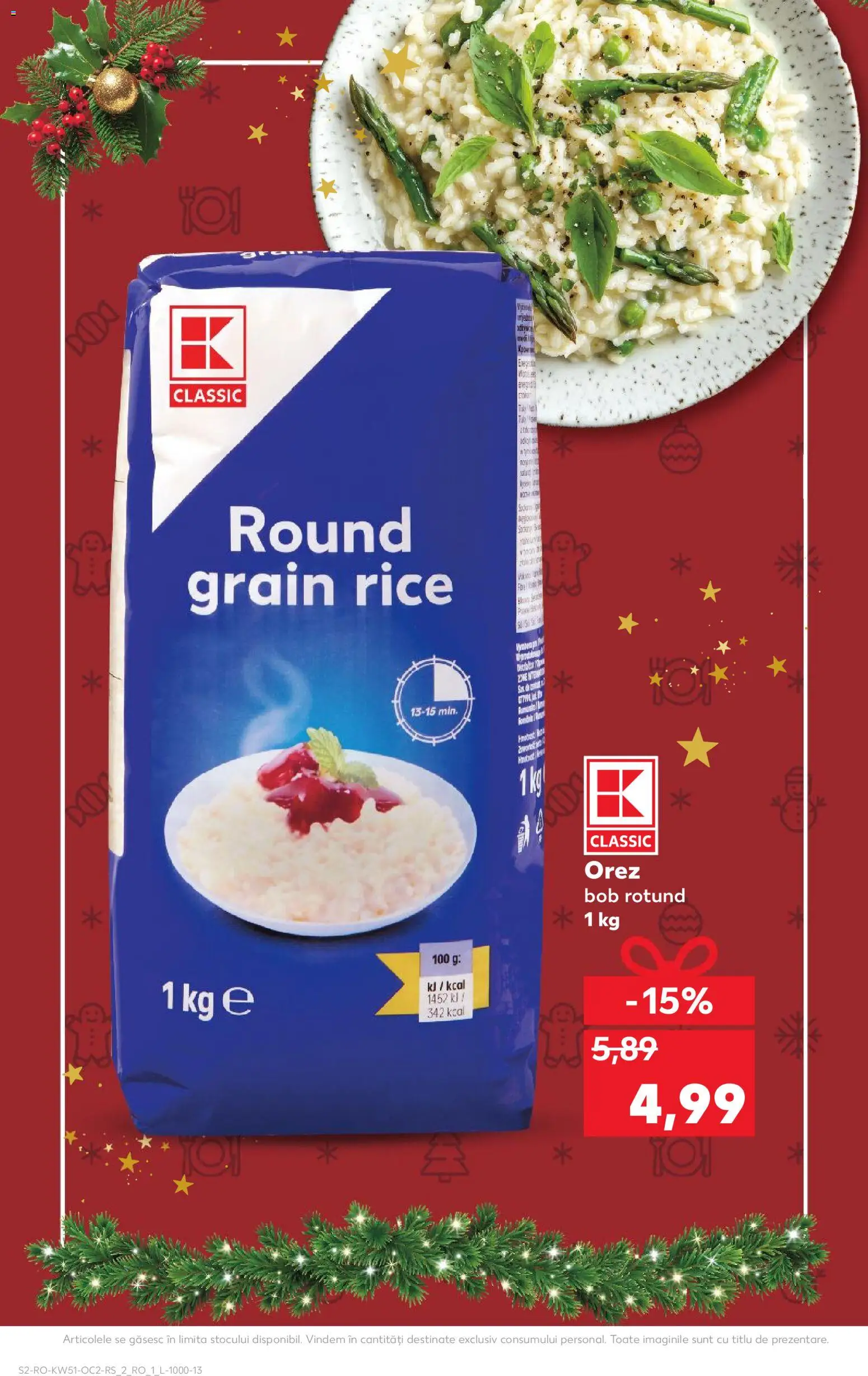Catalog Kaufland 17 - 22 Decembrie 2025 | Pagina 2 | Produse: Orez