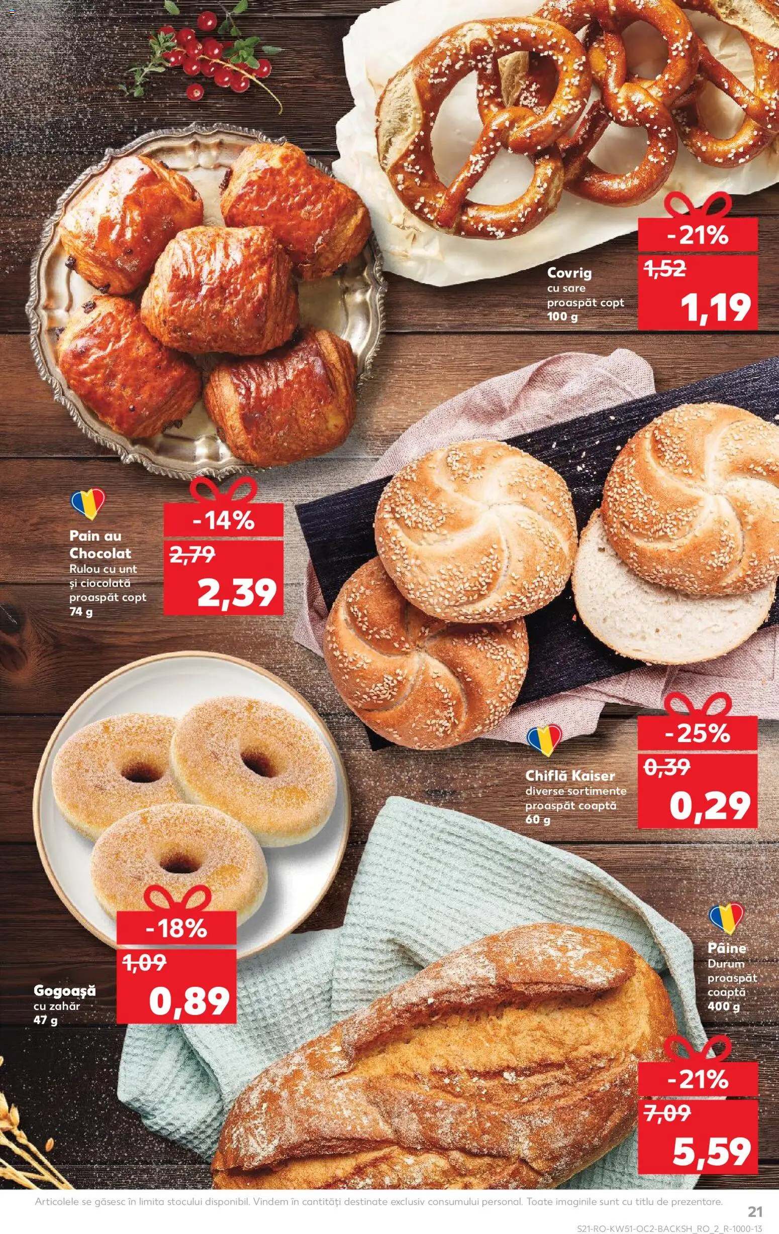 Catalog Kaufland 17 - 22 Decembrie 2025 | Pagina 21 | Produse: Divan, Chiflă, Ciocolată, Sare