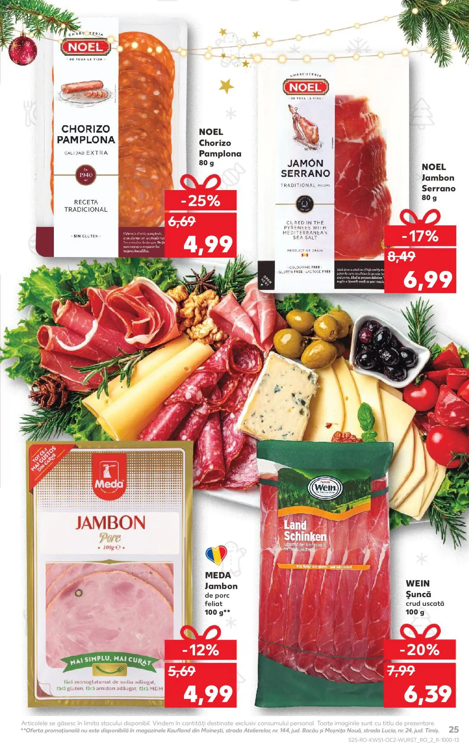 Catalog Kaufland 17 - 22 Decembrie 2025 | Pagina 25 | Produse: Șuncă