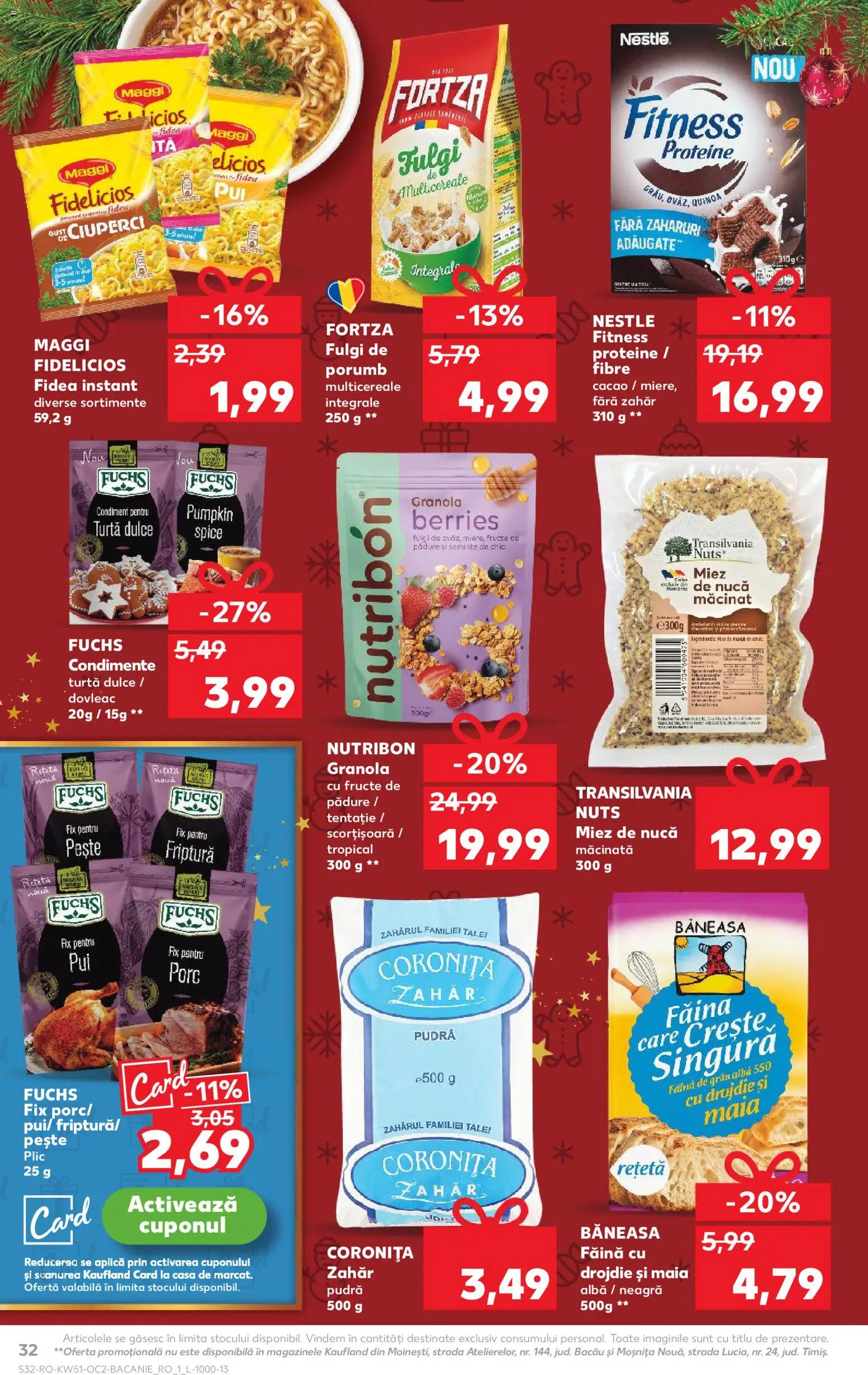 Catalog Kaufland 17 - 22 Decembrie 2025 | Pagina 32 | Produse: Pește, Cacao, Porumb, Fructe