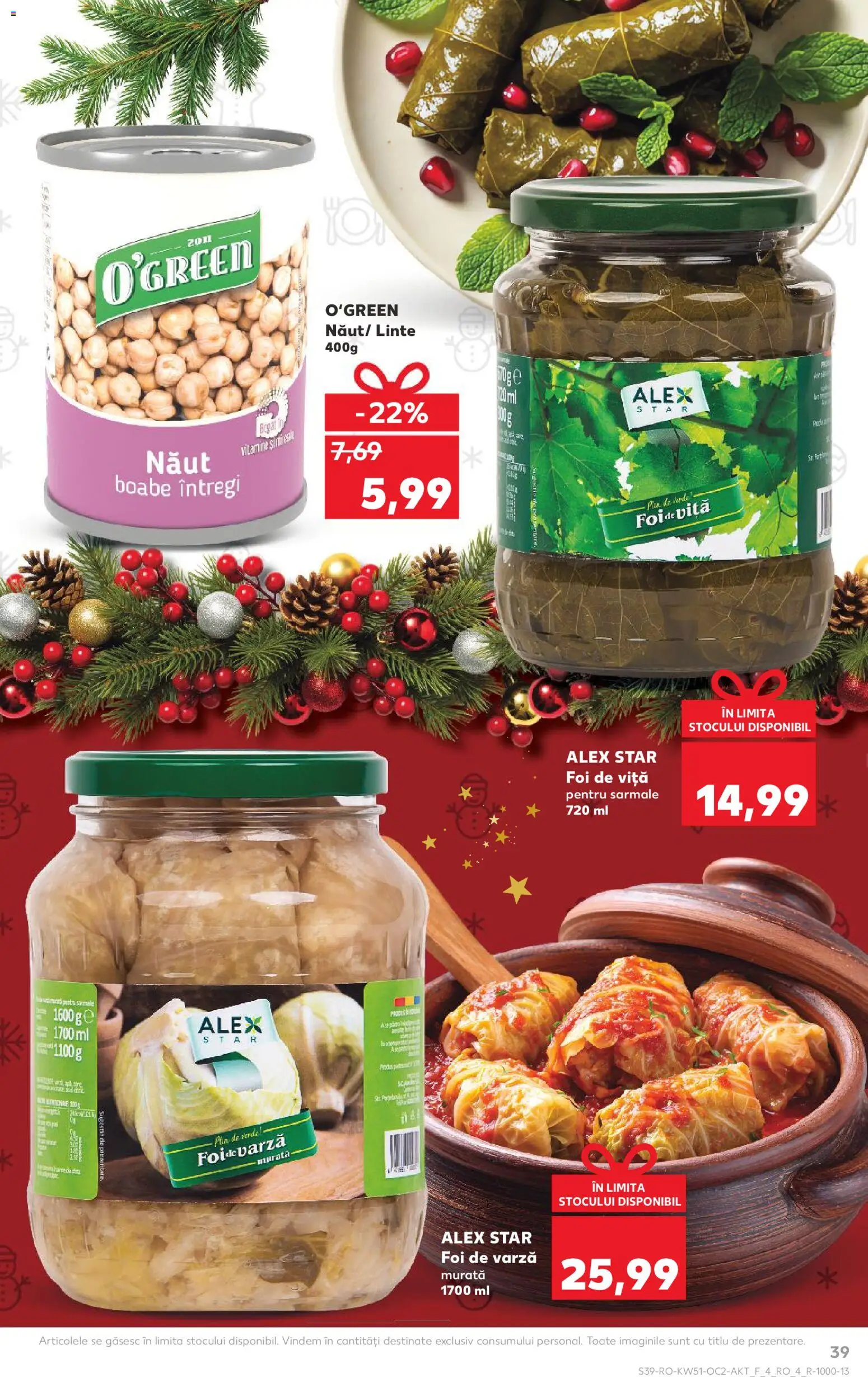 Catalog Kaufland 17 - 22 Decembrie 2025 | Pagina 39 | Produse: Varză