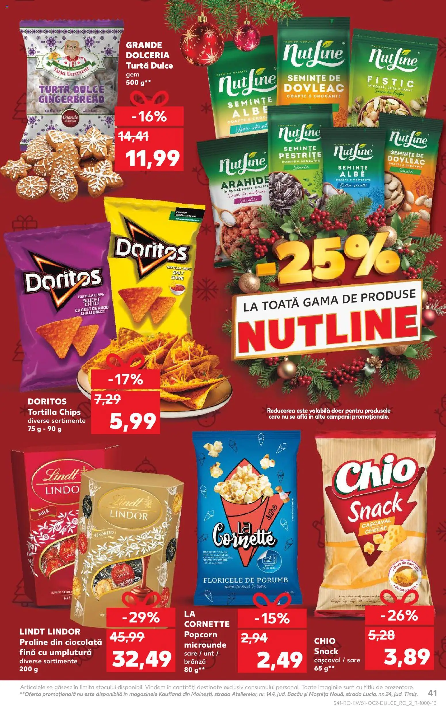 Catalog Kaufland 17 - 22 Decembrie 2025 | Pagina 41 | Produse: Arahide, Brânză, Porumb, Sare