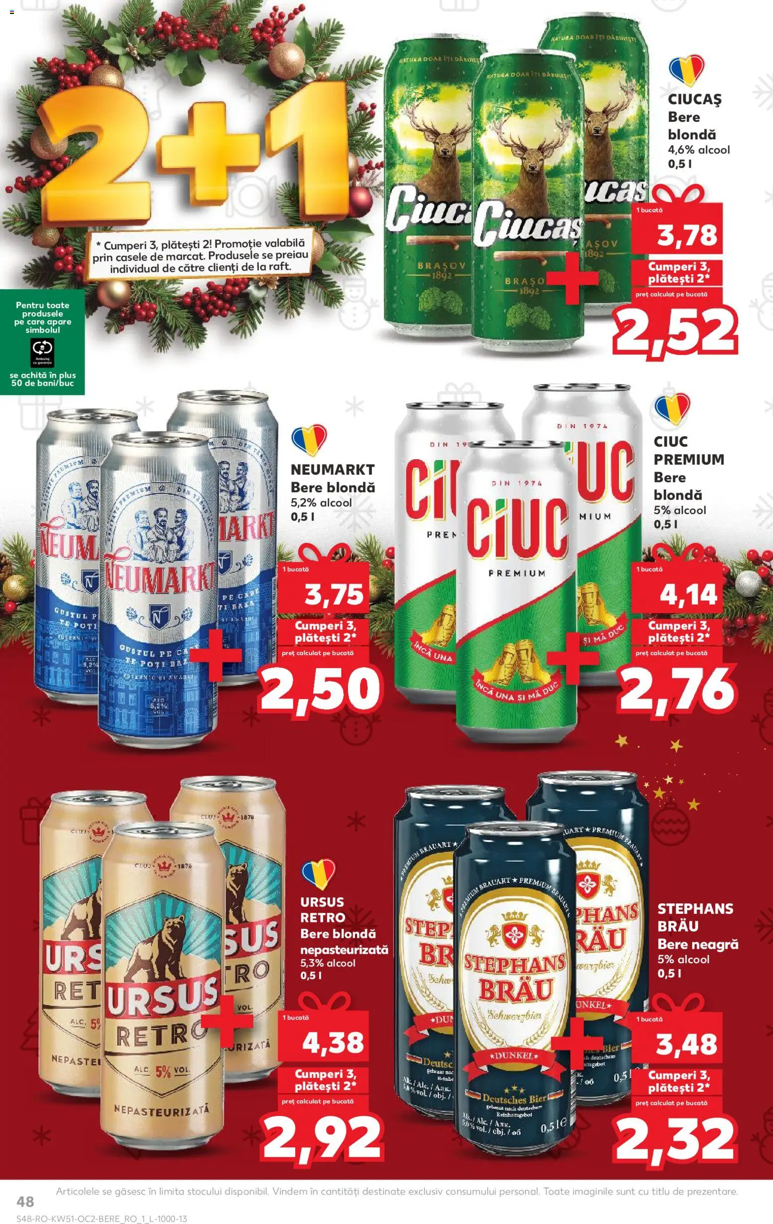 Catalog Kaufland 17 - 22 Decembrie 2025 | Pagina 48 | Produse: Bere