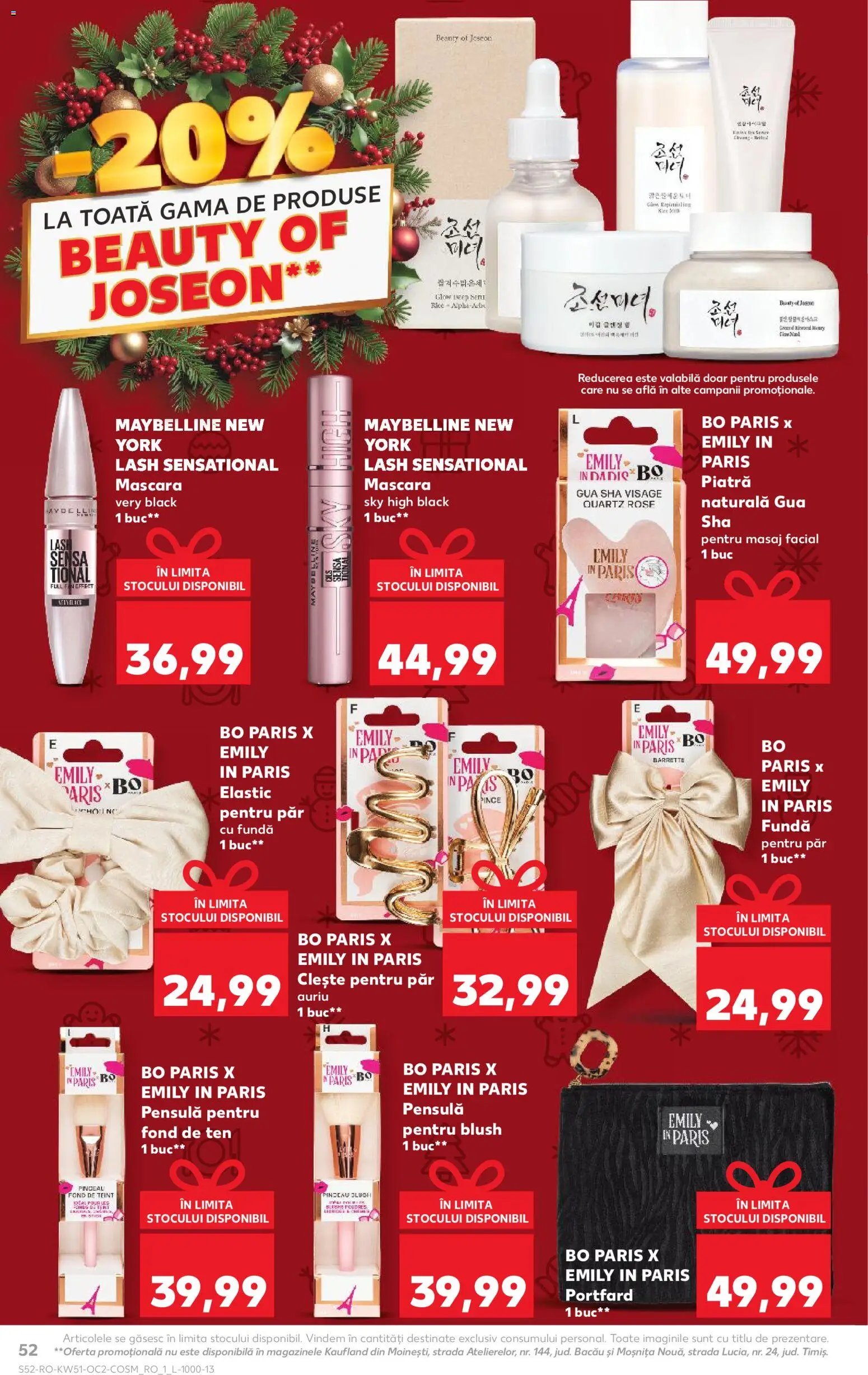 Catalog Kaufland 17 - 22 Decembrie 2025 | Pagina 52 | Produse: Fond de ten, Clește, Portfard, Mascara