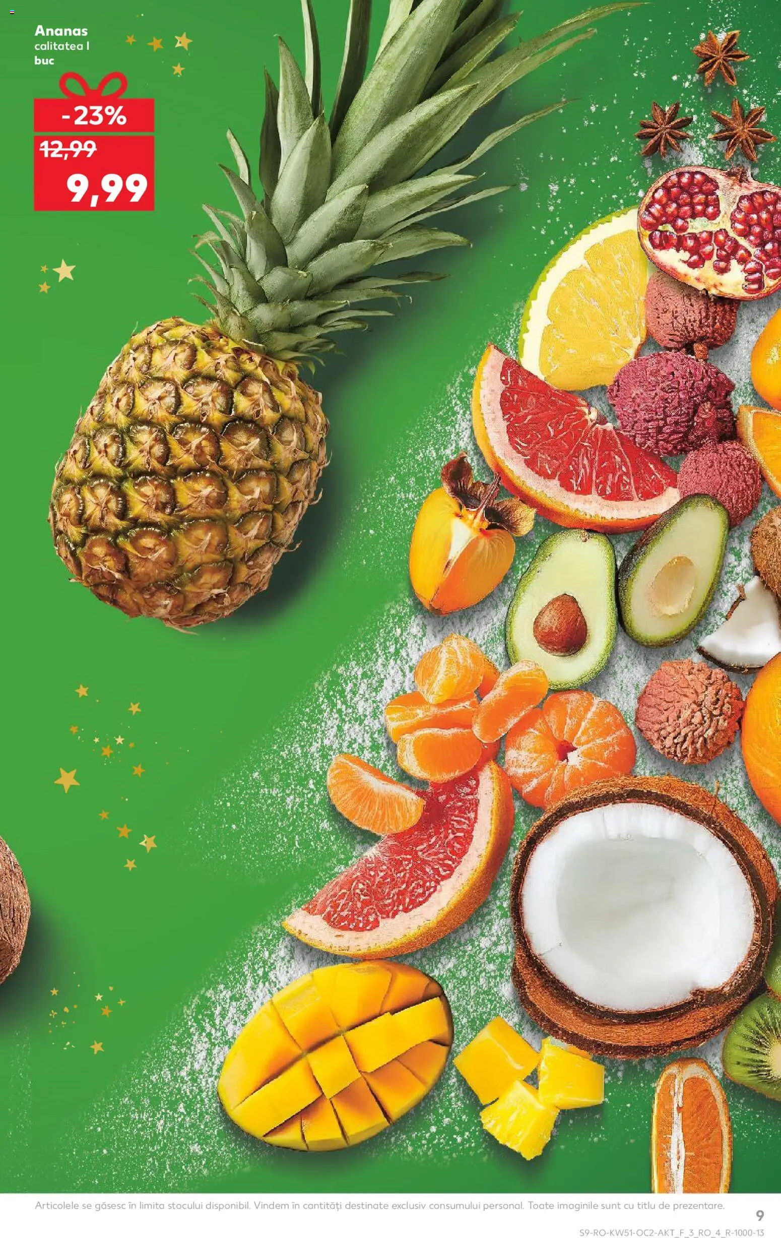 Catalog Kaufland 17 - 22 Decembrie 2025 | Pagina 9 | Produse: Ananas