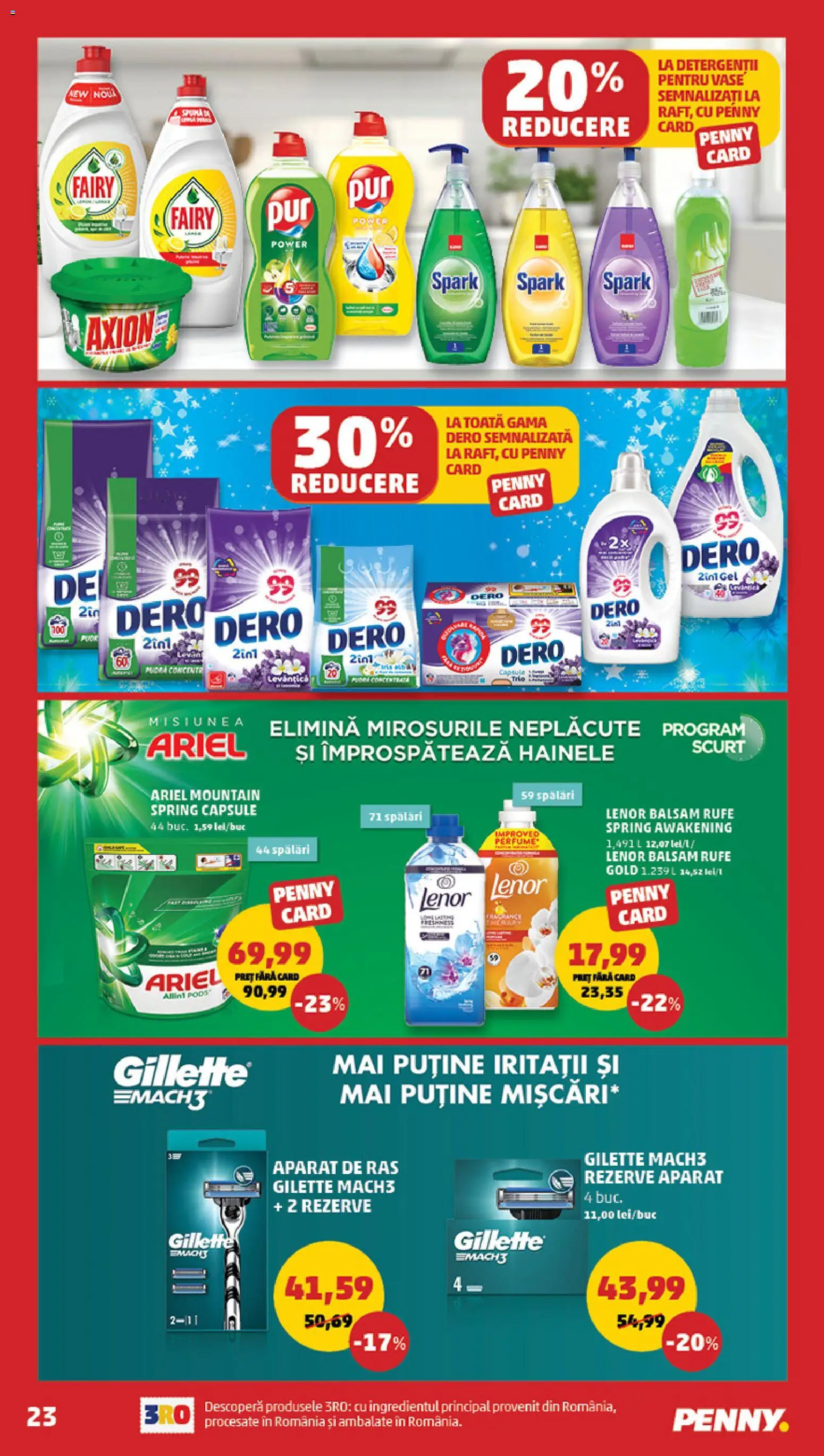 Catalog PENNY Market 17 - 25 Decembrie 2025 | Pagina 23 | Produse: Aparat De Ras, Balsam, Detergent, Paste