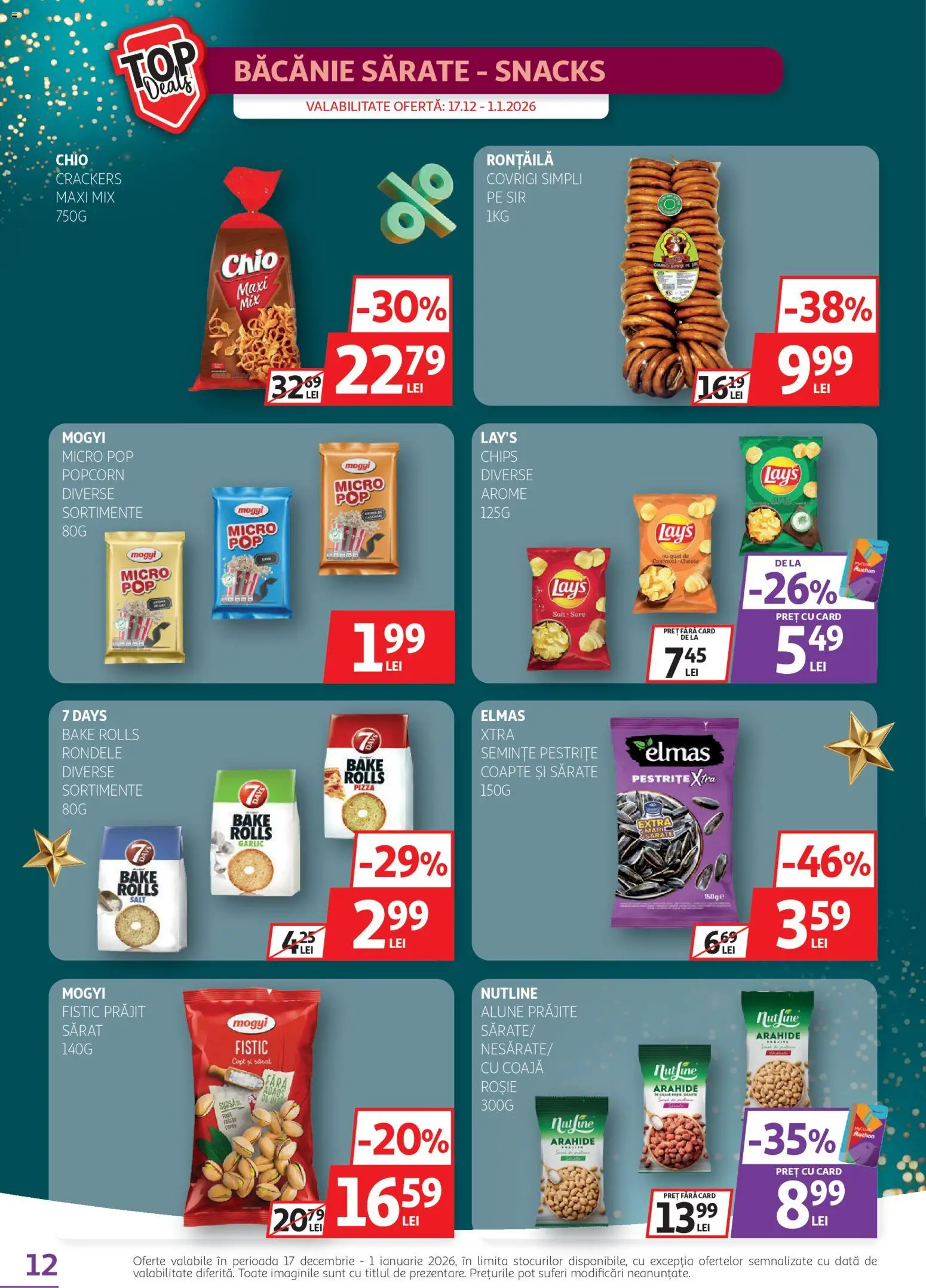 Catalog Auchan 17 - 31 Decembrie 2025 | Pagina 12 | Produse: Role, Arahide, Semințe, Alune