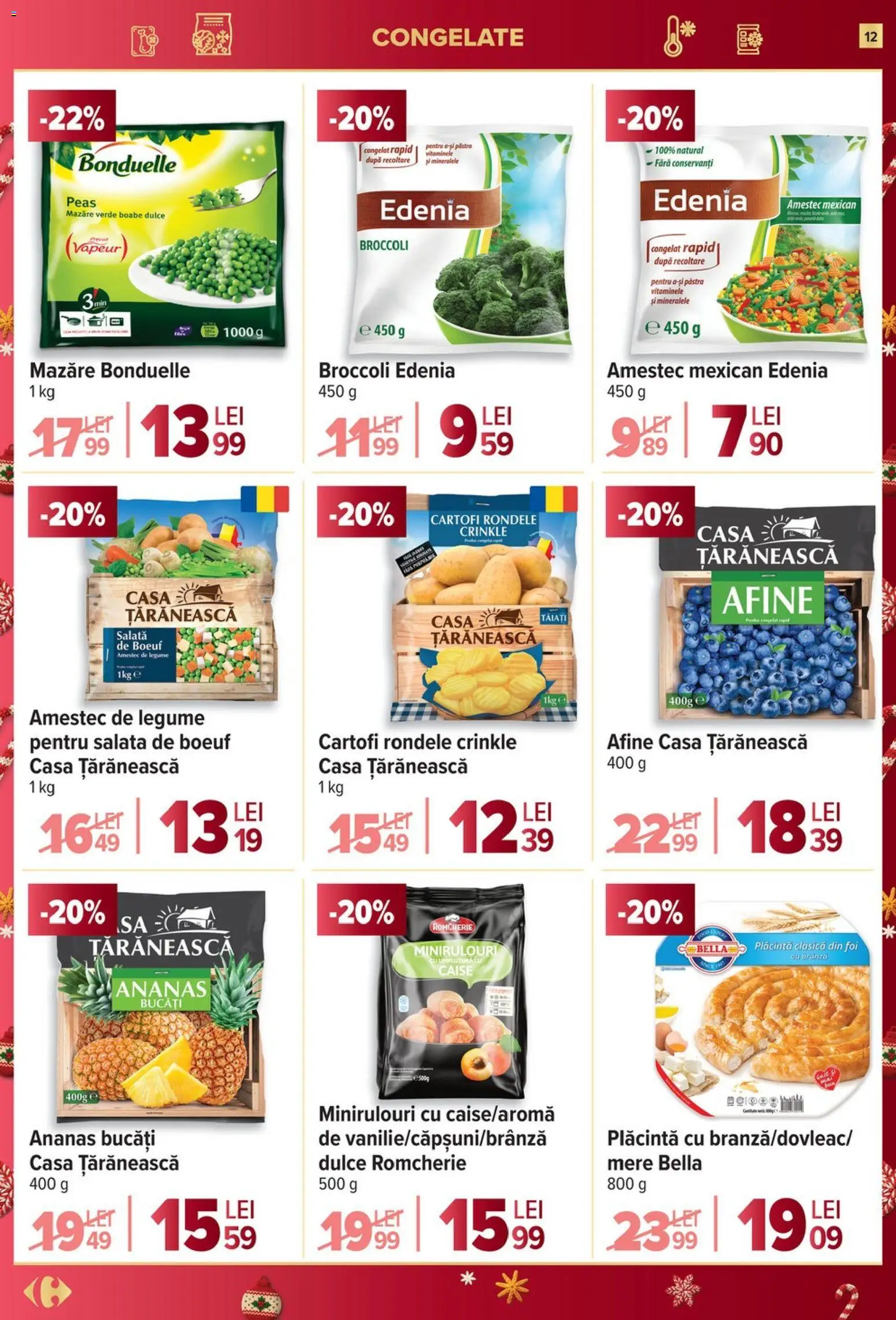 Catalog Carrefour 17 - 25 Decembrie 2025 | Pagina 12 | Produse: Mazăre, Afine, Ananas, Cartofi