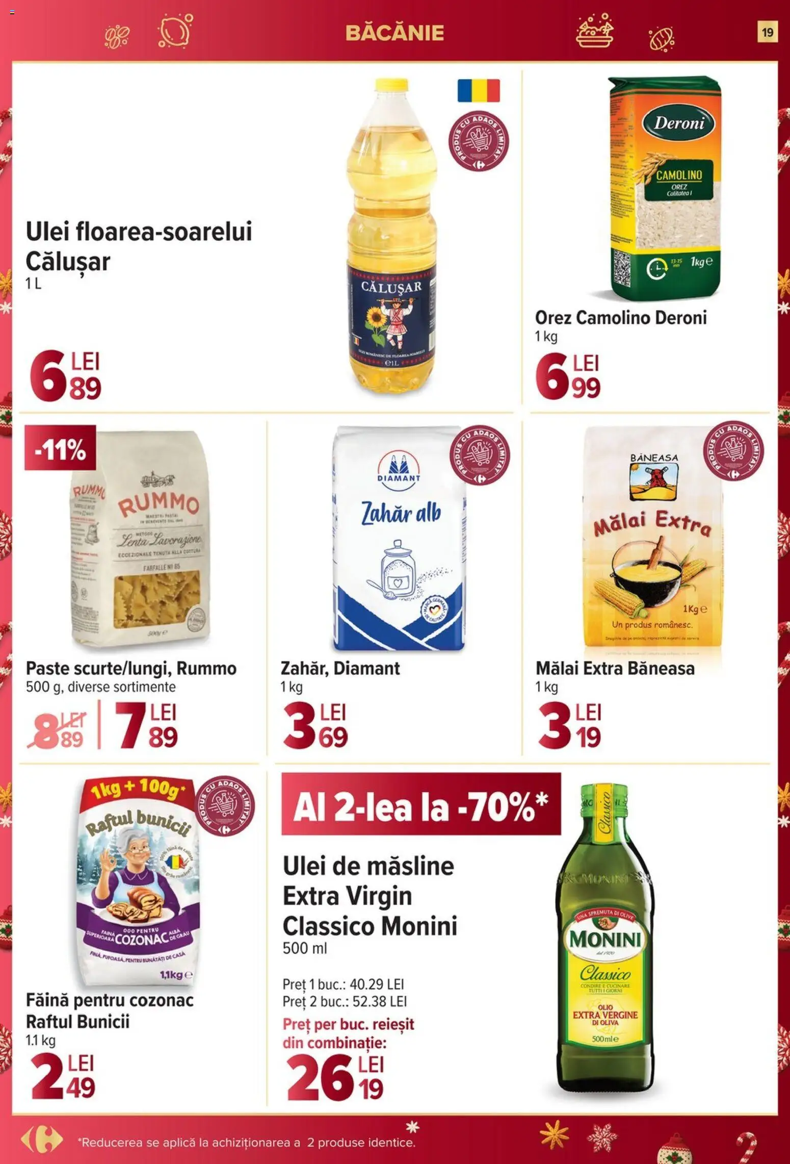 Catalog Carrefour 17 - 25 Decembrie 2025 | Pagina 19 | Produse: Măsline, Ulei, Făină, Mălai