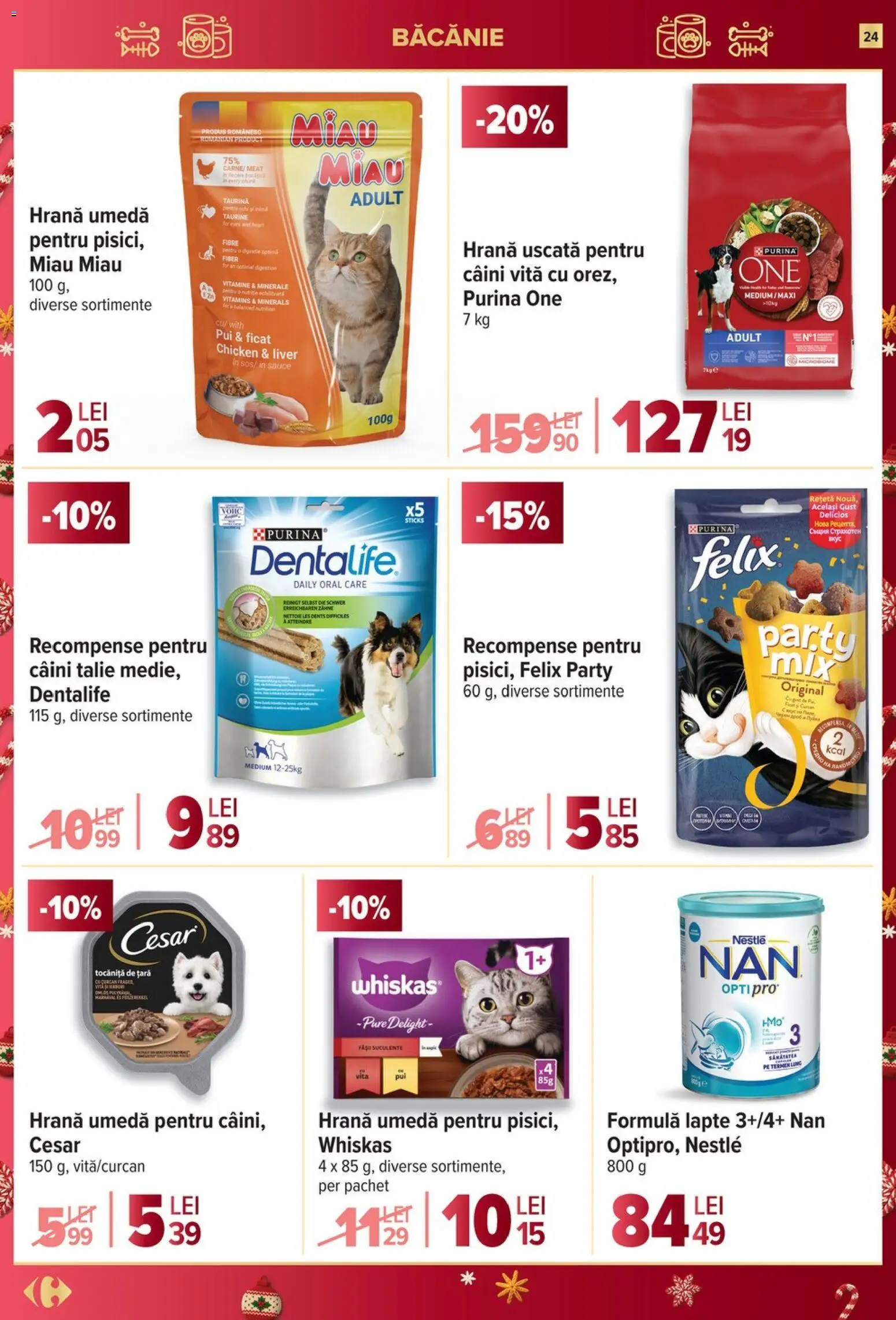 Catalog Carrefour 17 - 25 Decembrie 2025 | Pagina 24 | Produse: Hacıyatmaz Kedi Oyuncağı, Lapte, Rom