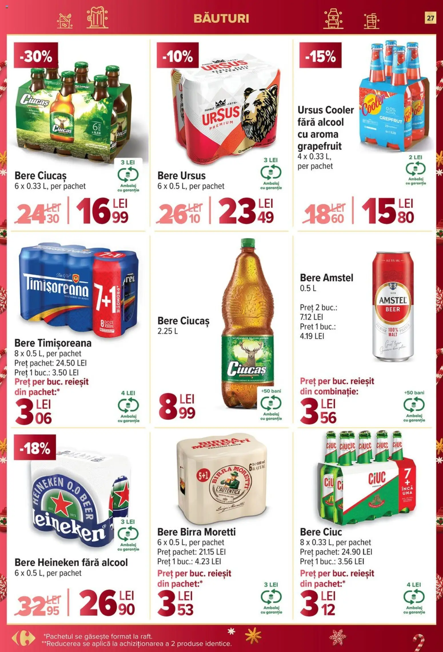 Catalog Carrefour 17 - 25 Decembrie 2025 | Pagina 27 | Produse: Bere, Grepfrut