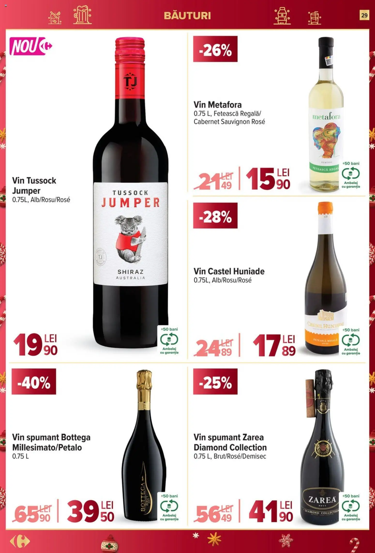 Catalog Carrefour 17 - 25 Decembrie 2025 | Pagina 29 | Produse: Vin