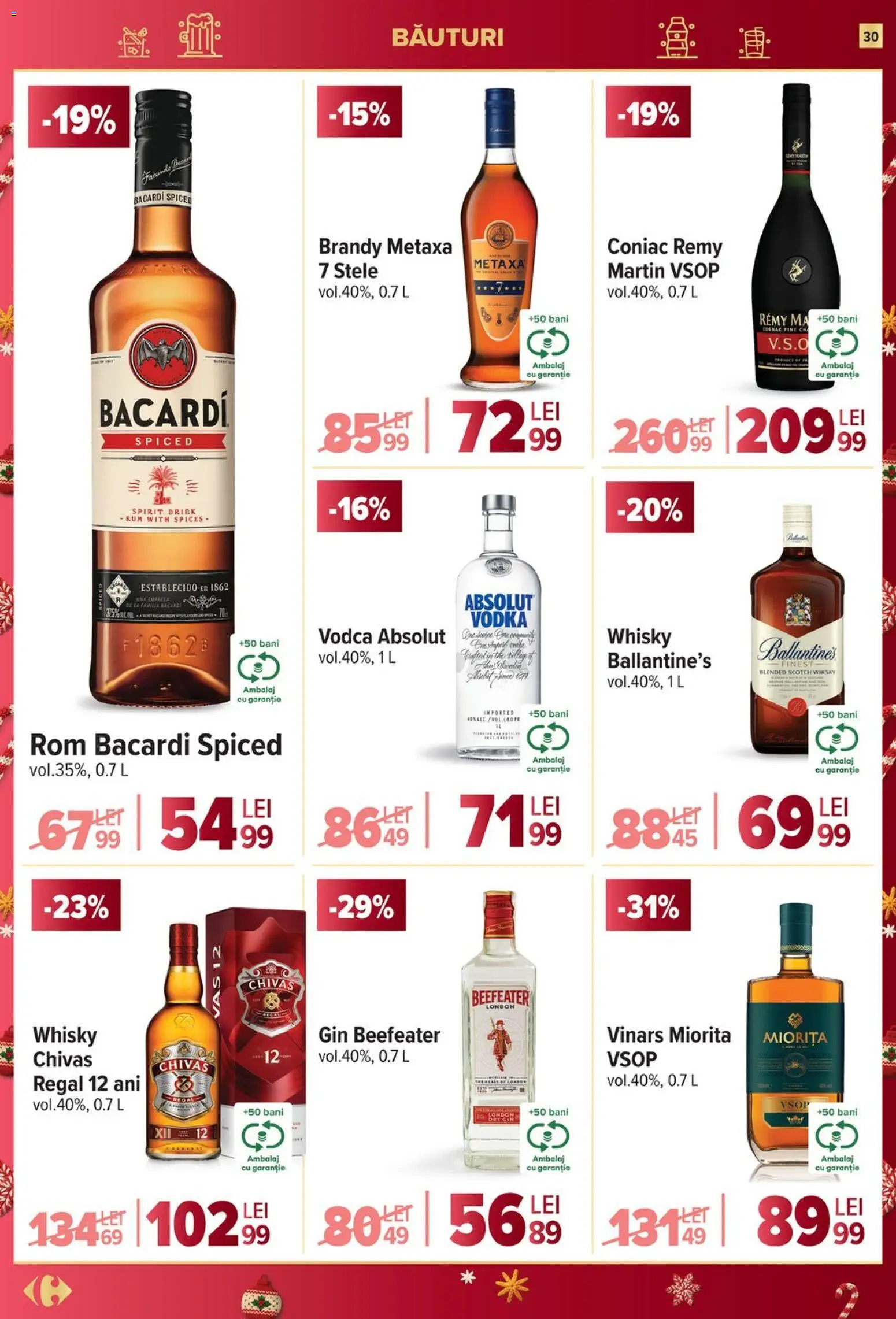 Catalog Carrefour 17 - 25 Decembrie 2025 | Pagina 30 | Produse: Su ısıtıcı, Rom, Gin, Vodka