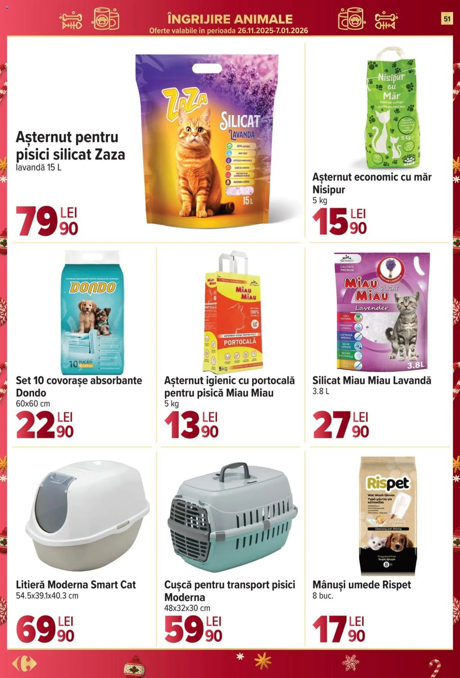 Catalog Carrefour 17 - 25 Decembrie 2025 | Pagina 51 | Produse: Mănuși, Absorbante