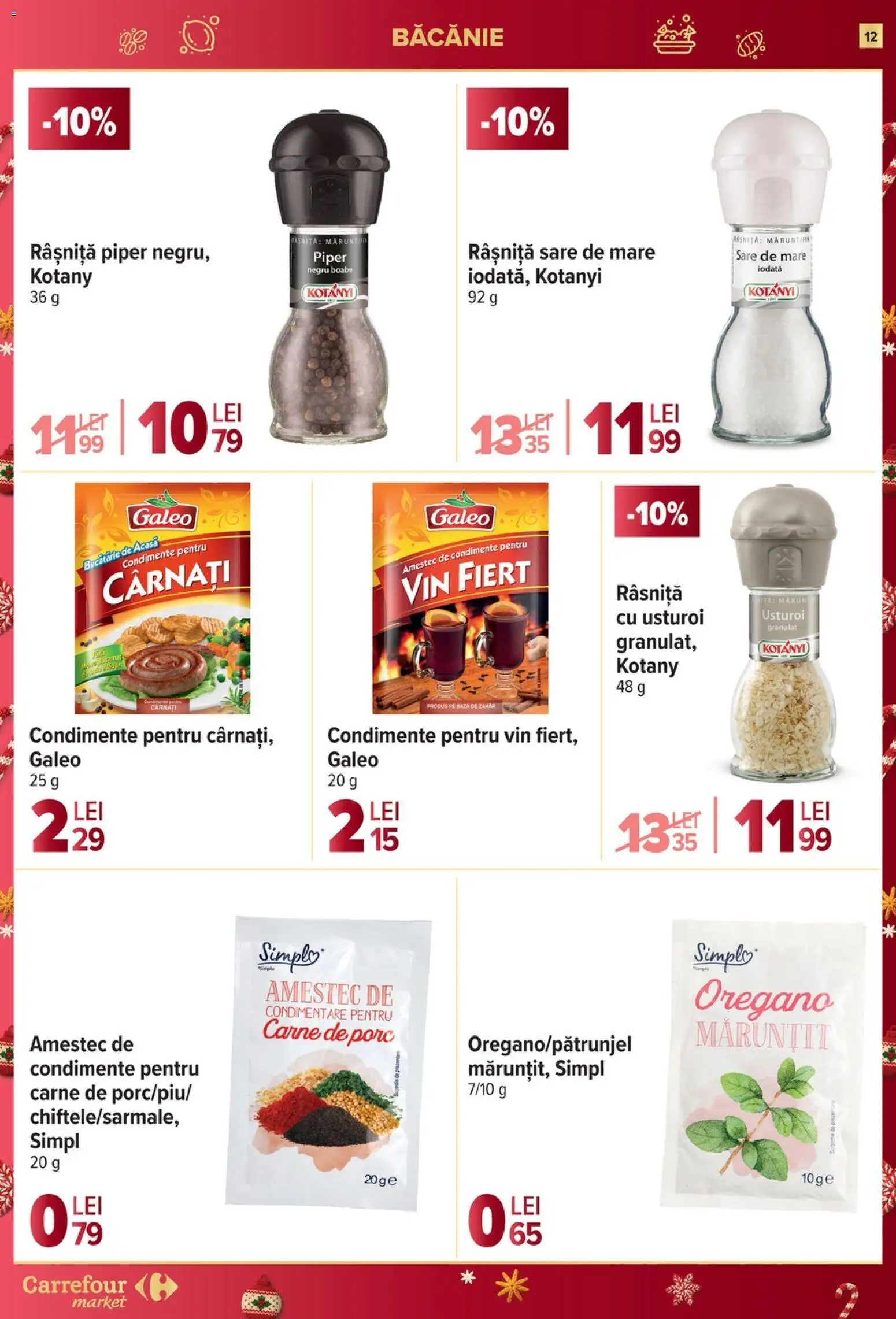 Catalog Carrefour 17 - 25 Decembrie 2025 | Pagina 12 | Produse: Vin, Carne De Porc, Sare, Usturoi